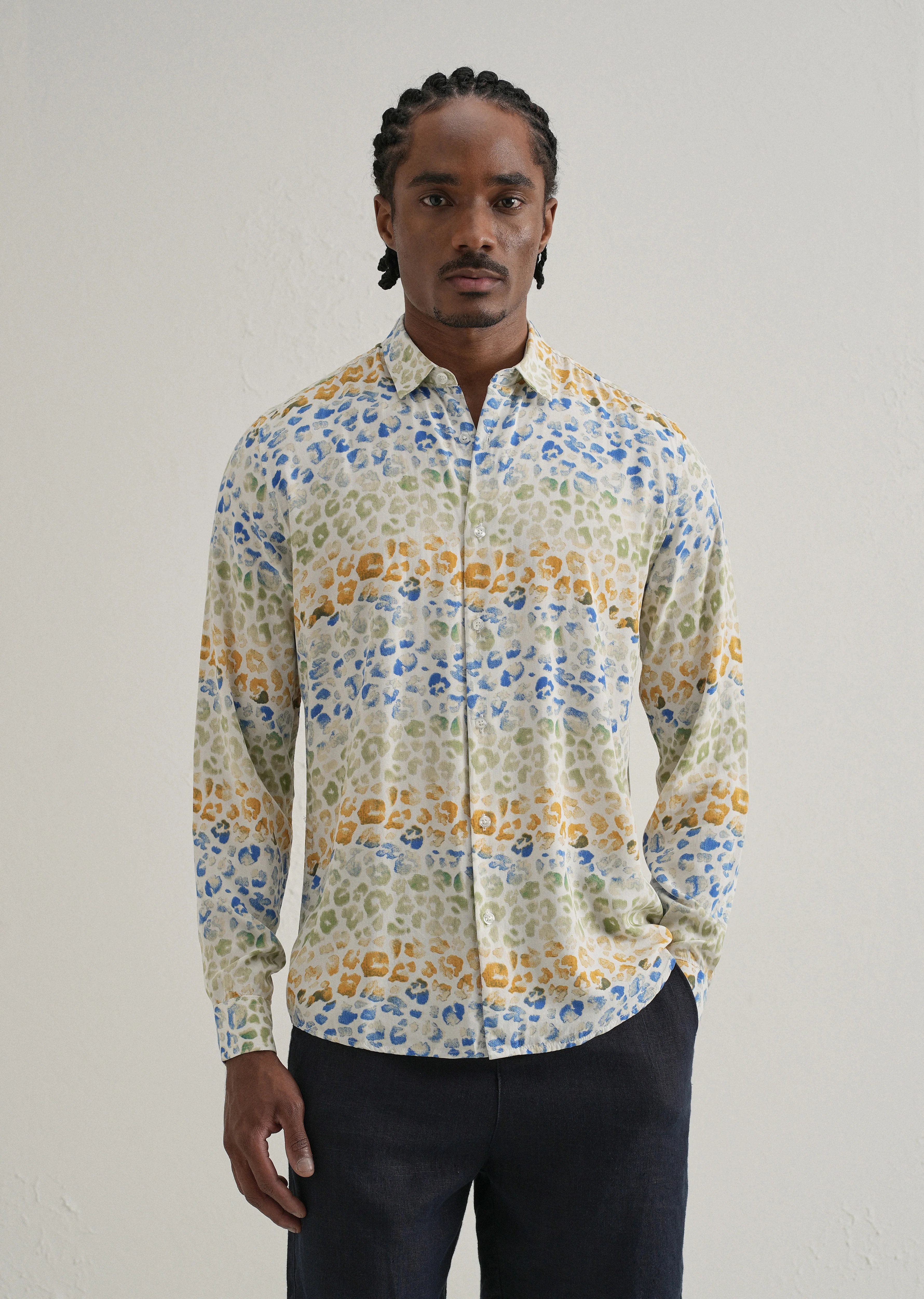 Exotic Fauna Print Full sleeve shirt - Image 3