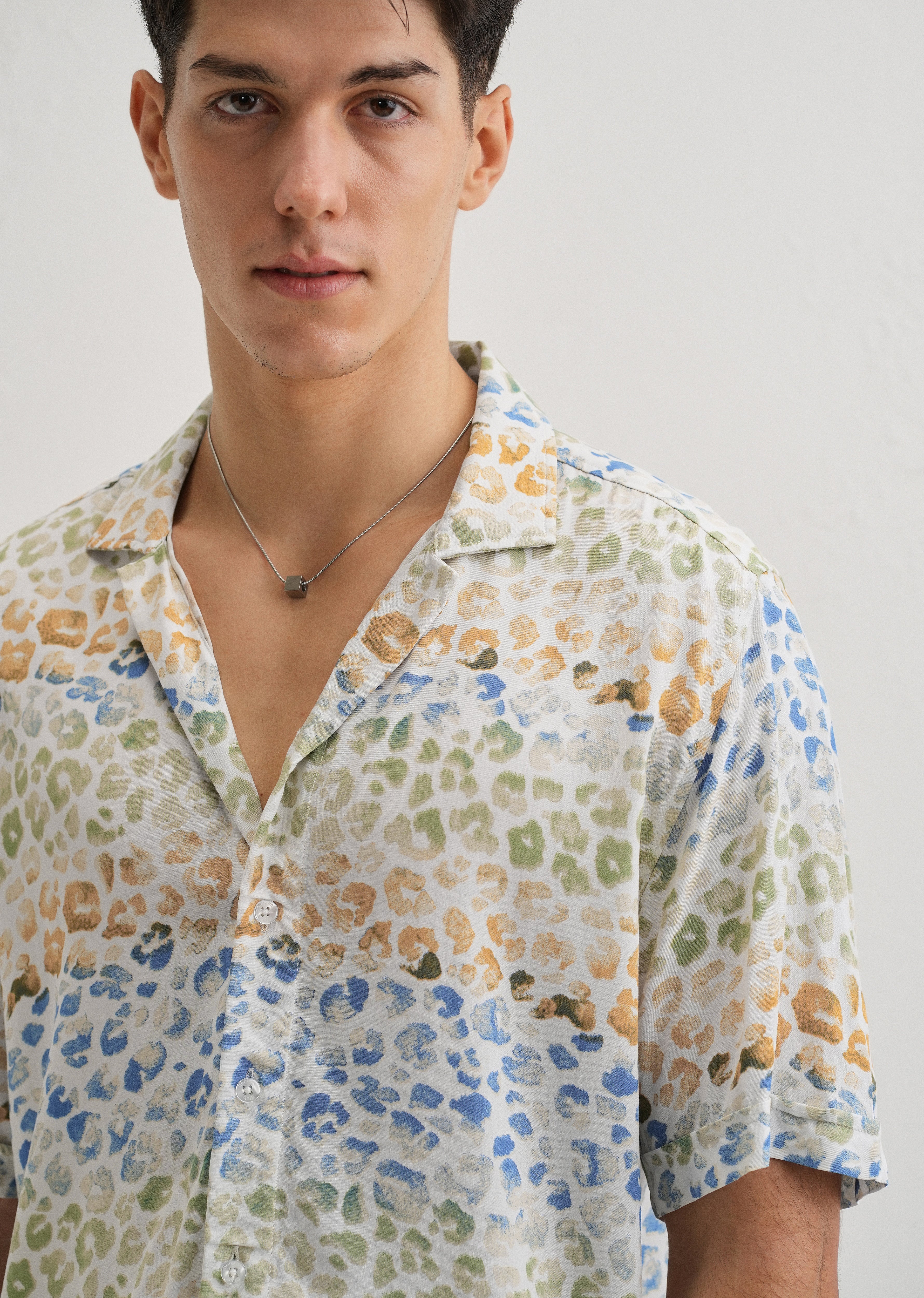 Exotic Fauna Print Half sleeve shirt - Image 5