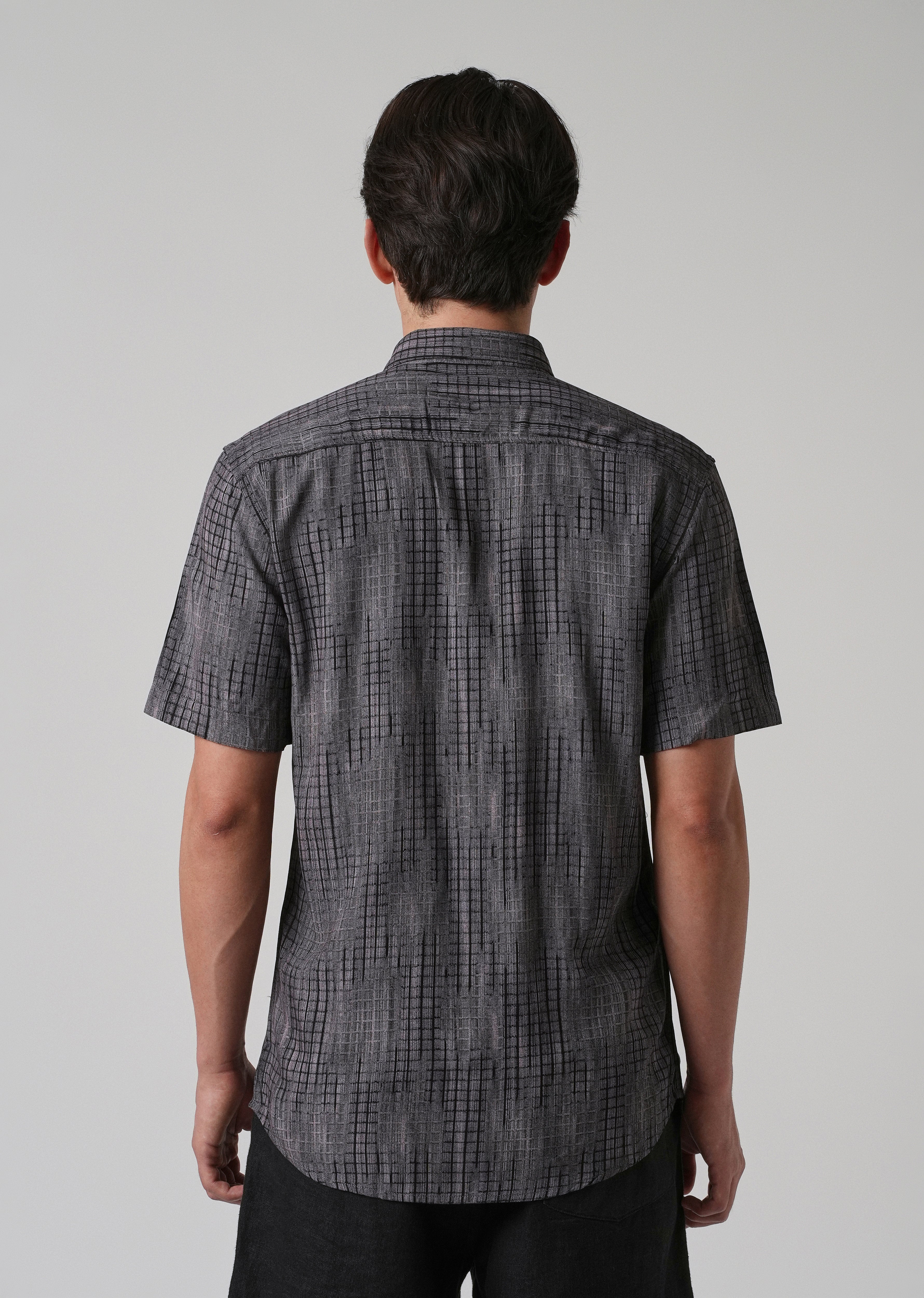 Faded Stripe Print Shirt - Image 2
