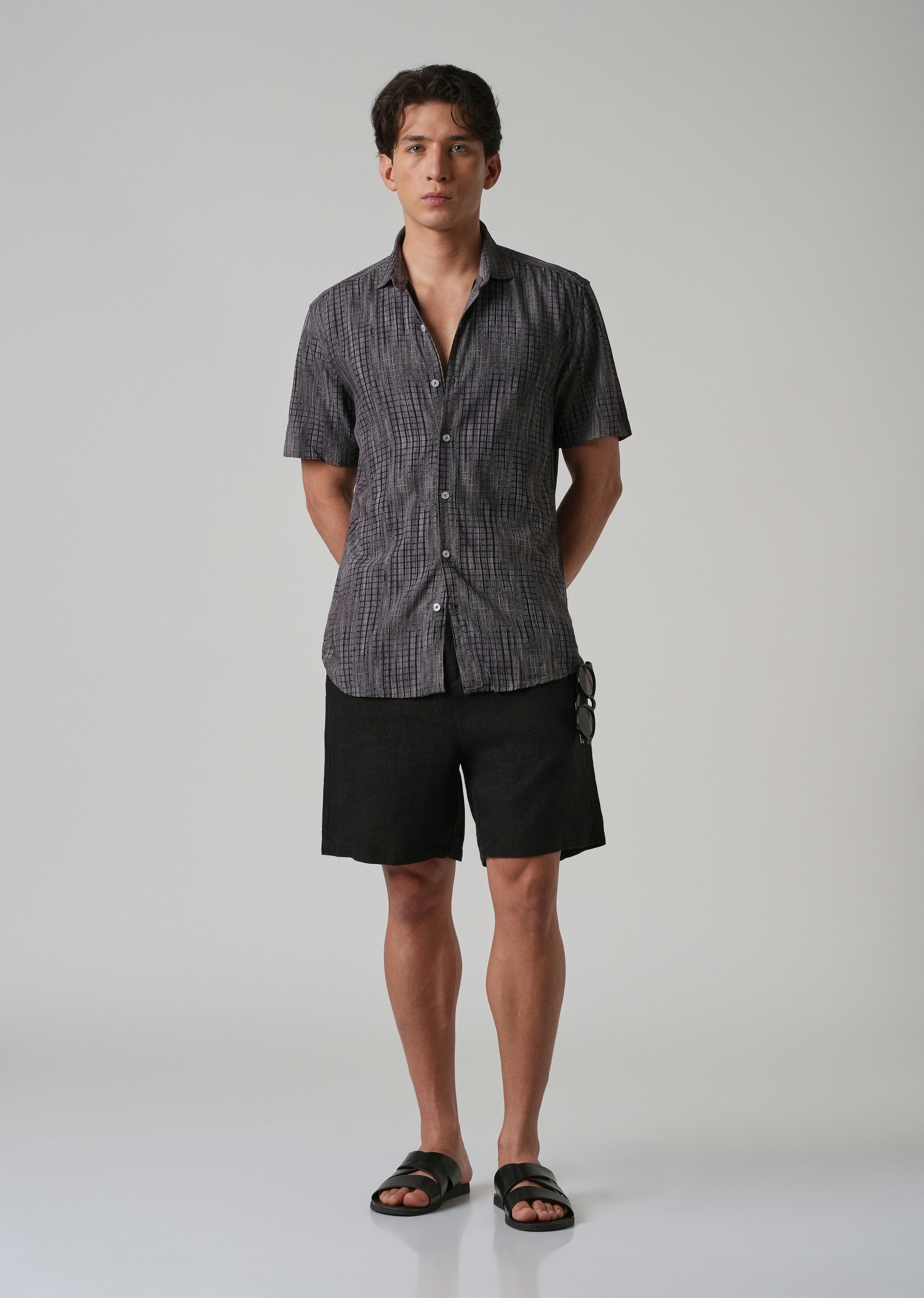 Faded Stripe Print Shirt - Image 6