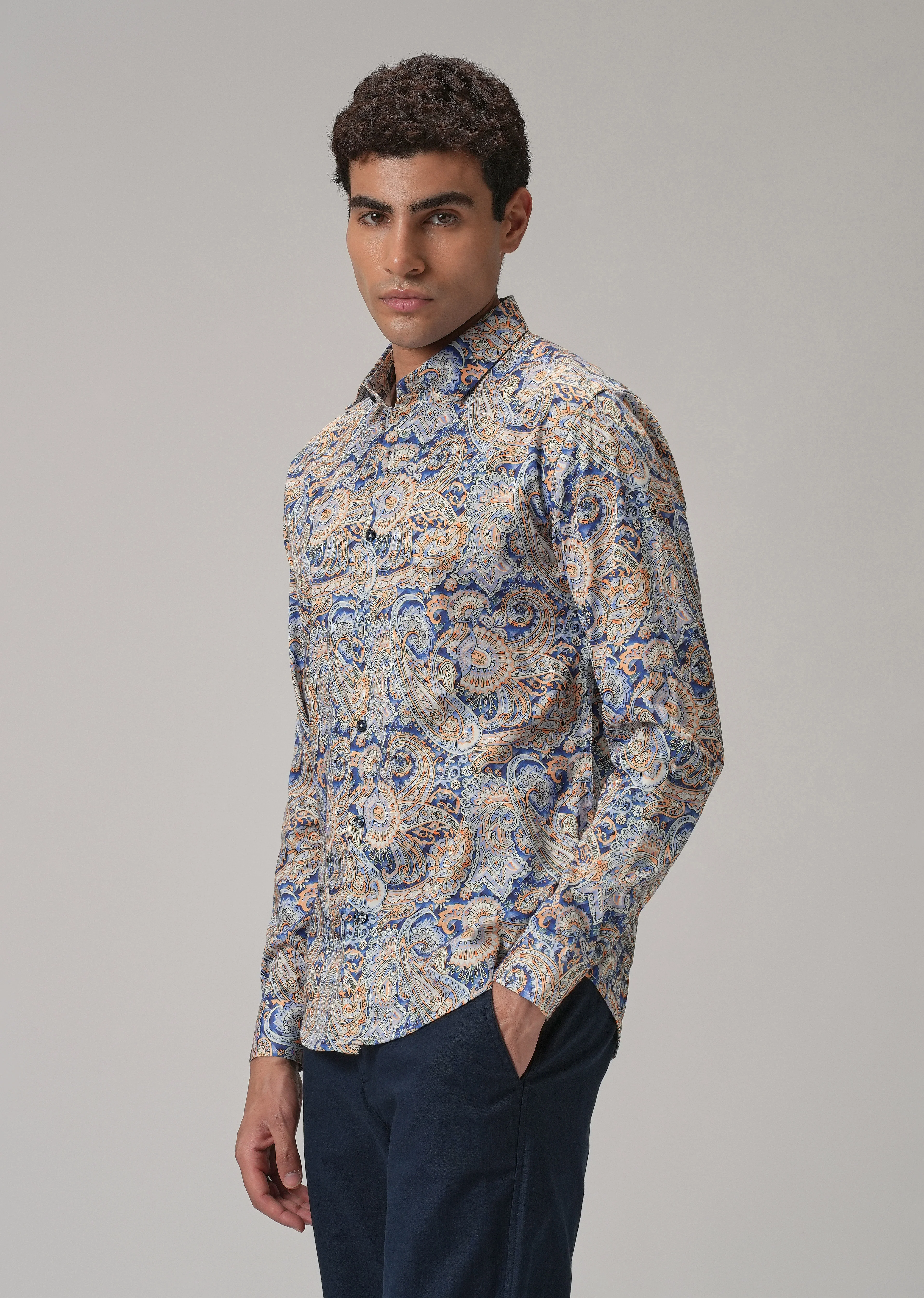 Fantasy Printed Full-Sleeves Shirt - Image 4