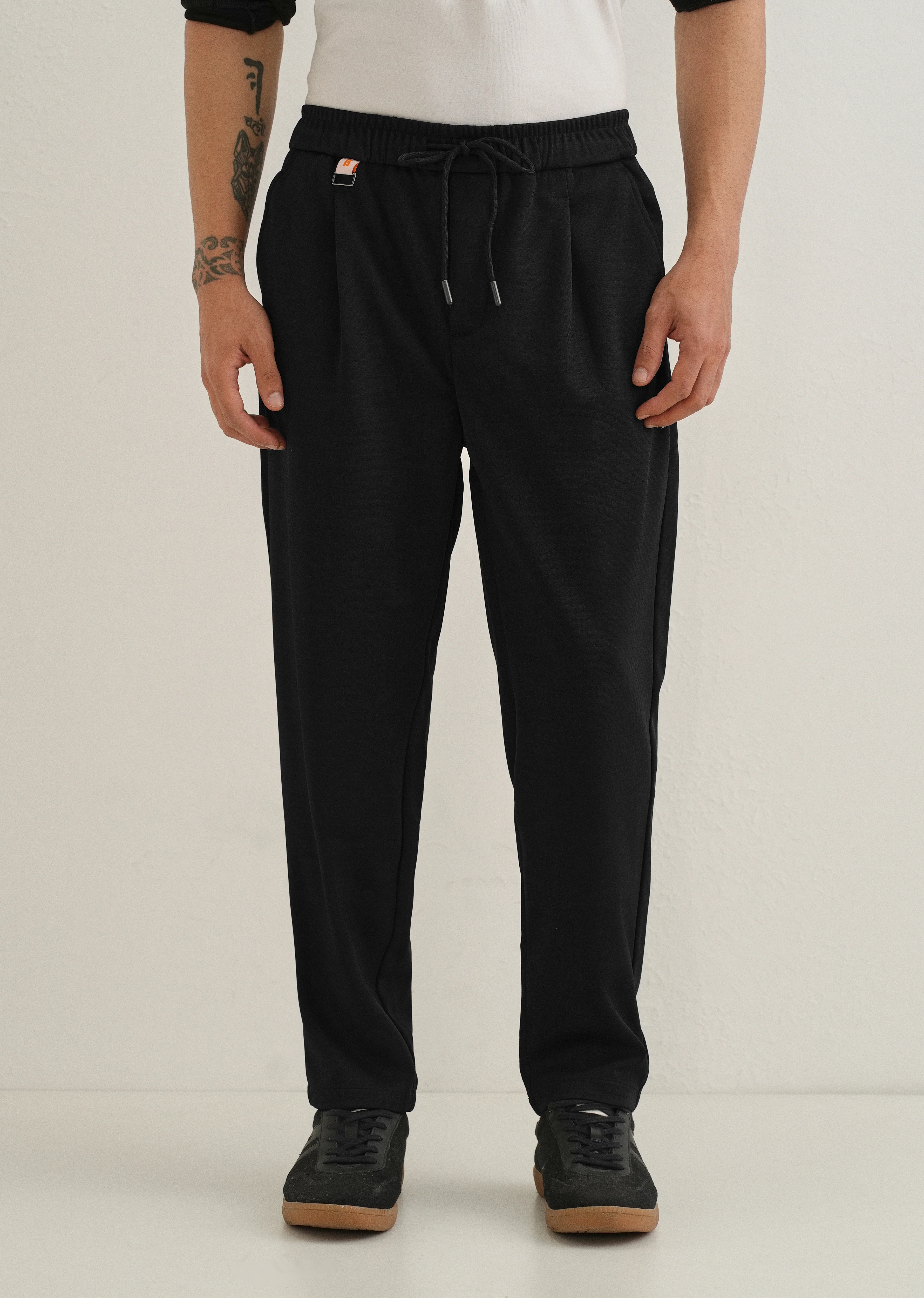 Flexi Black Korean Trouser - Image 3