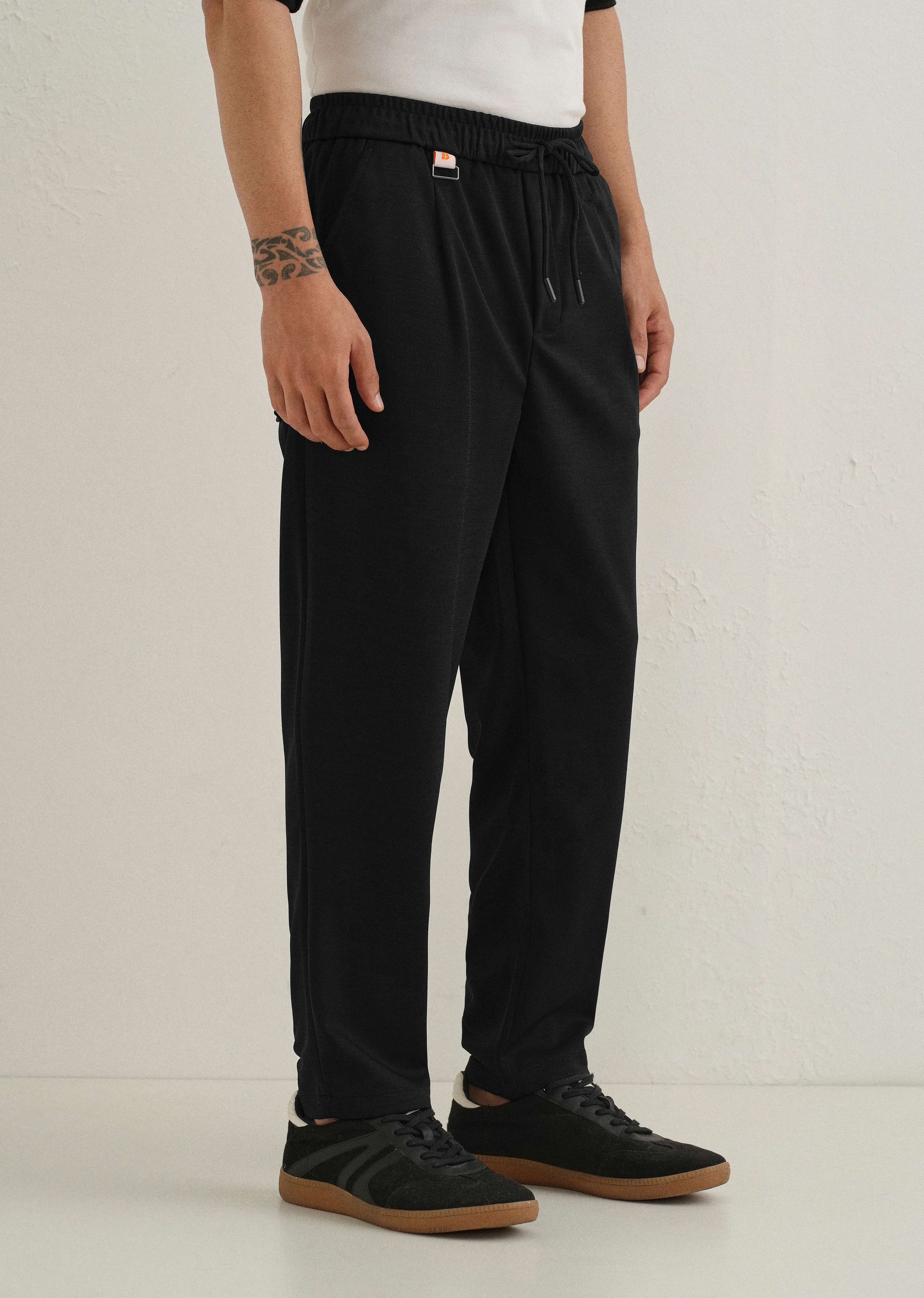 Flexi Black Korean Trouser - Image 4