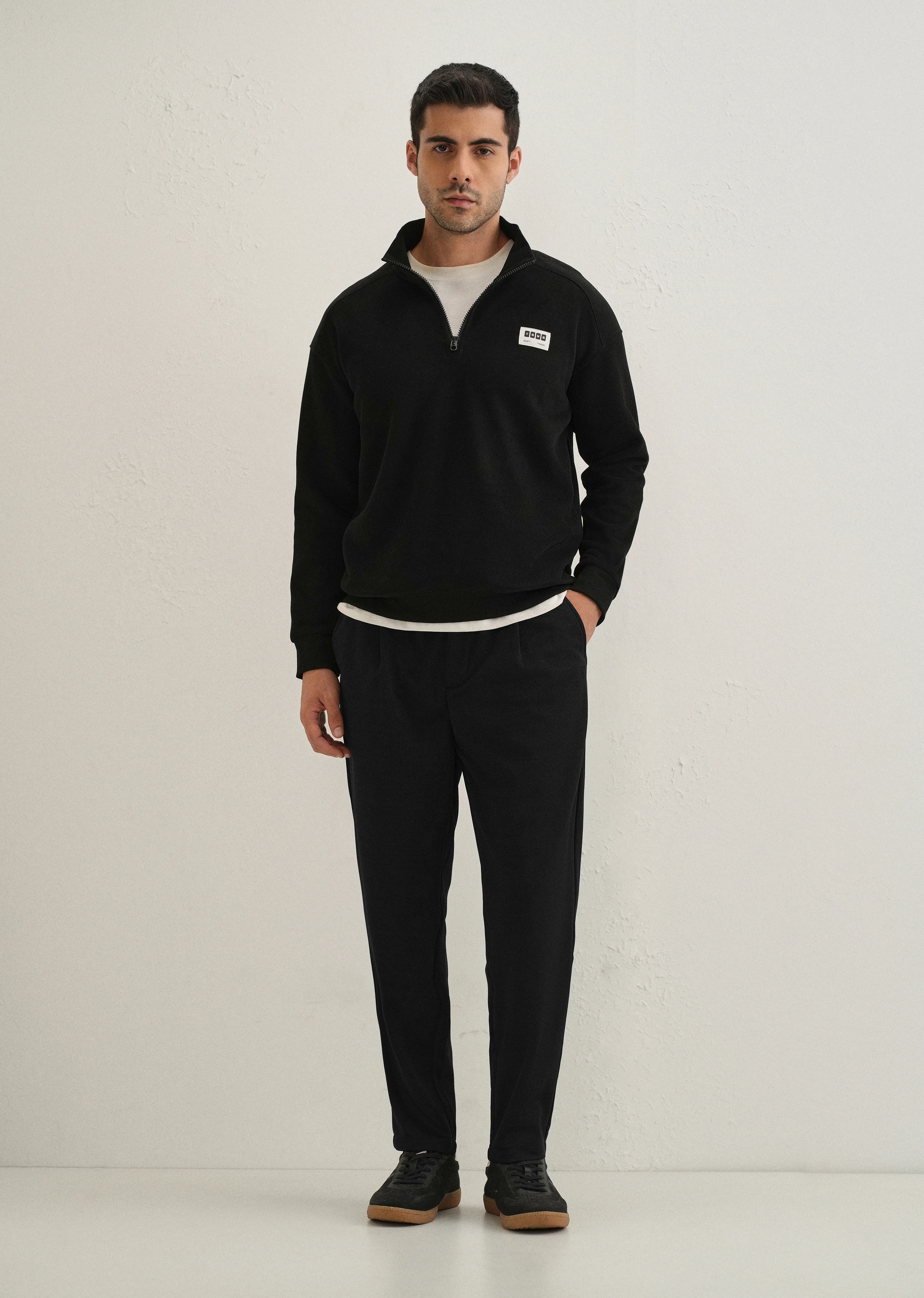 Flexi Black Korean Trouser - Image 6
