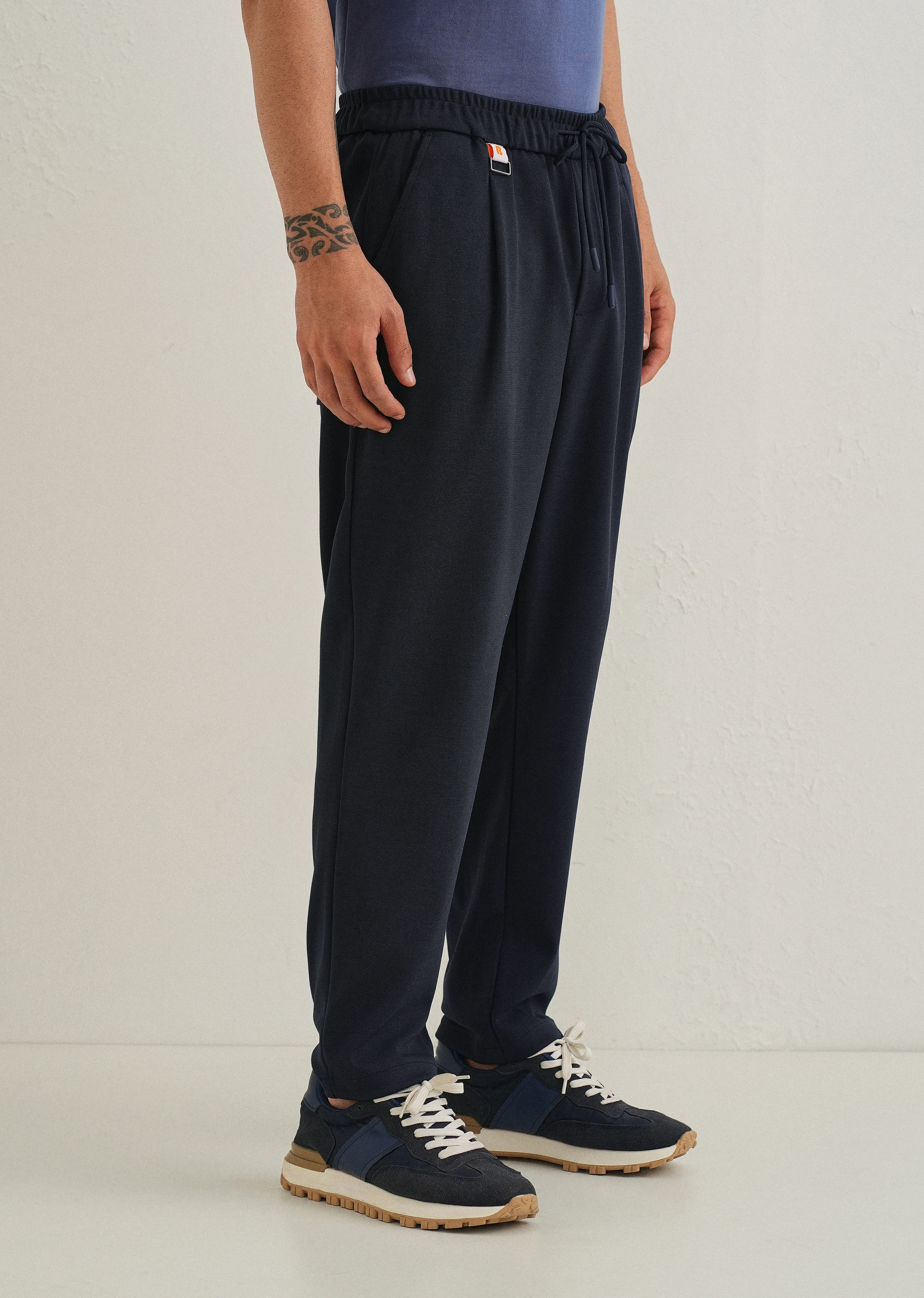 Flexi Dark Blue Korean Trouser - Image 4