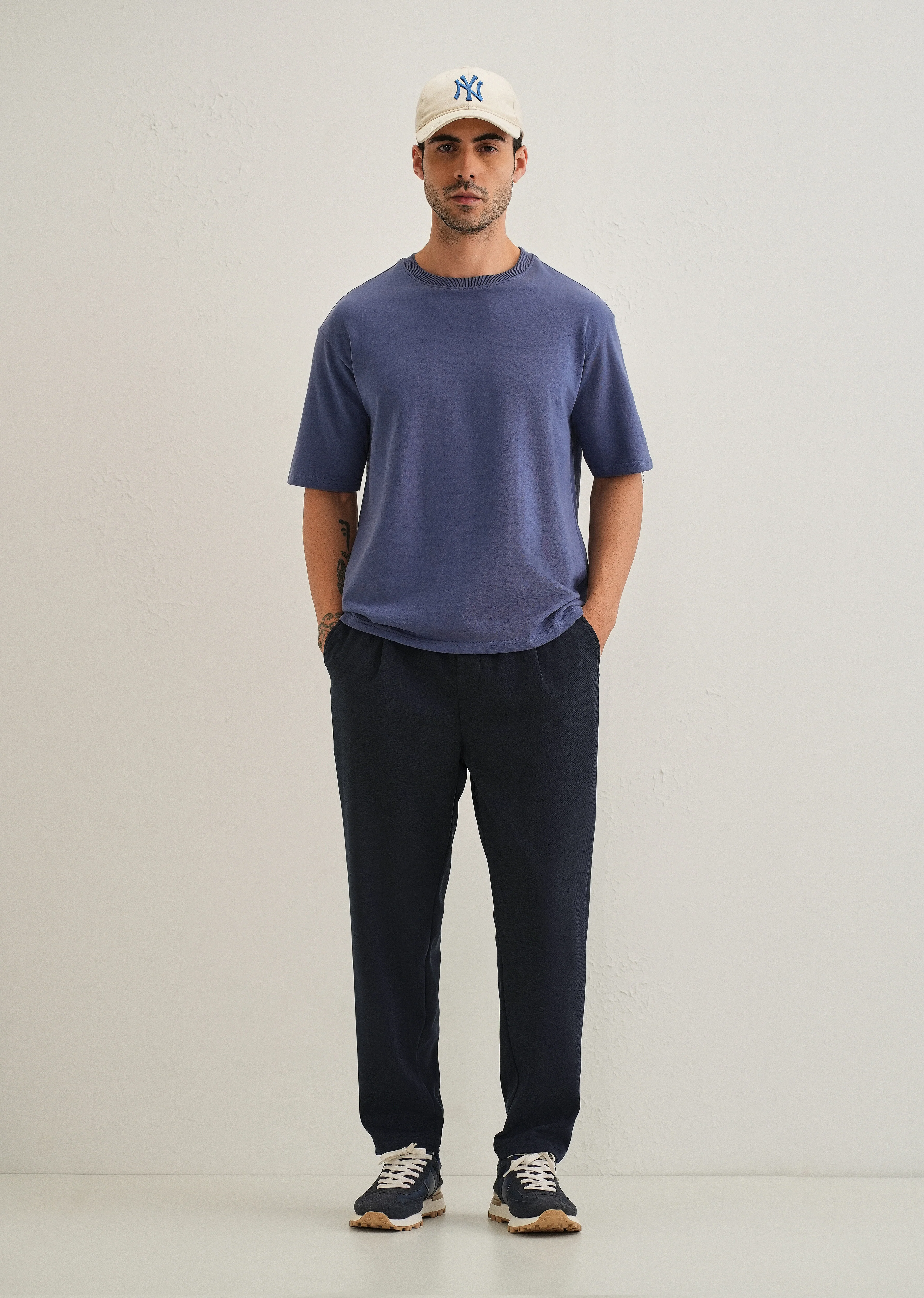 Flexi Dark Blue Korean Trouser - Image 6