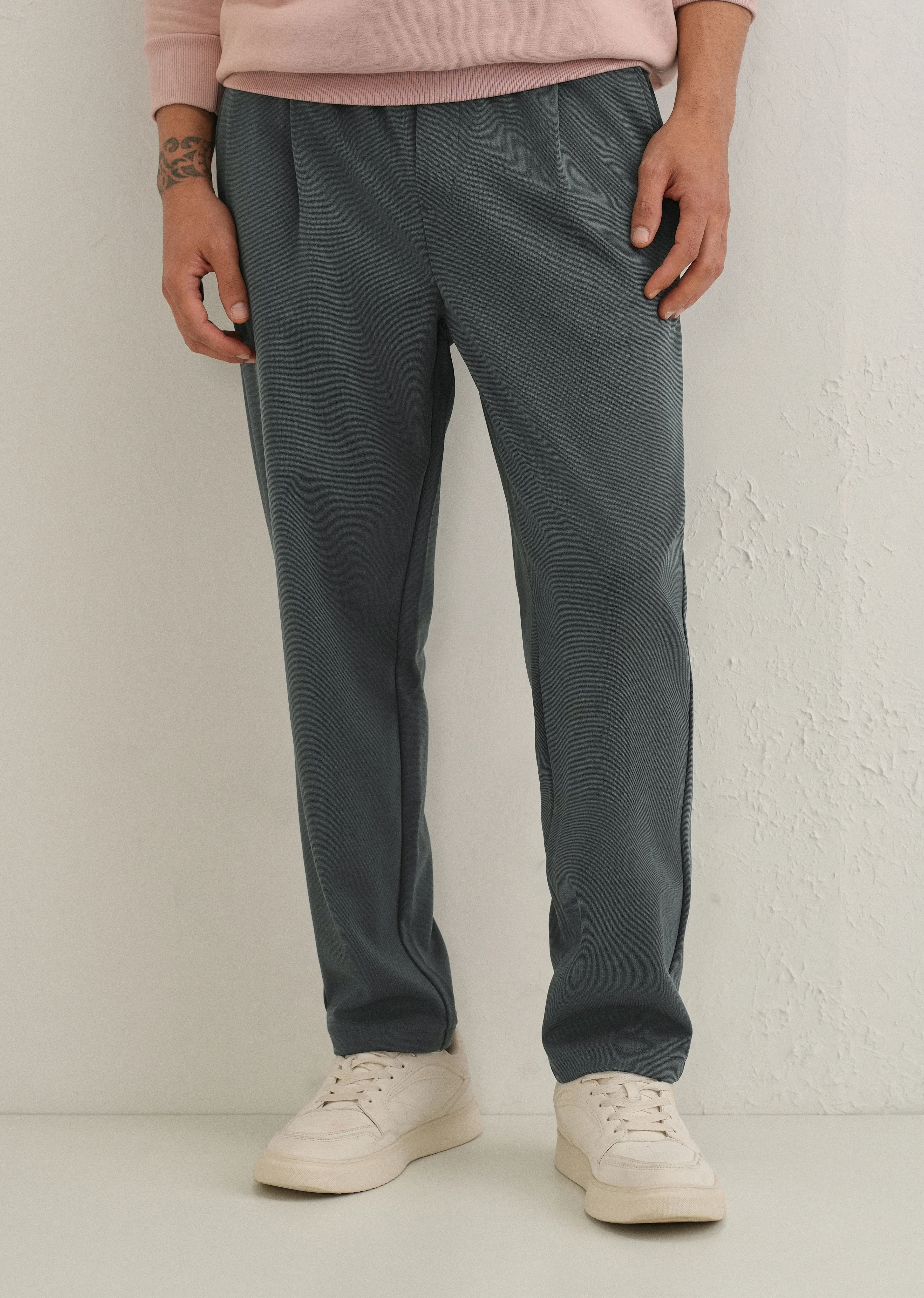 Flexi Dark Grey Korean Trouser - Image 7