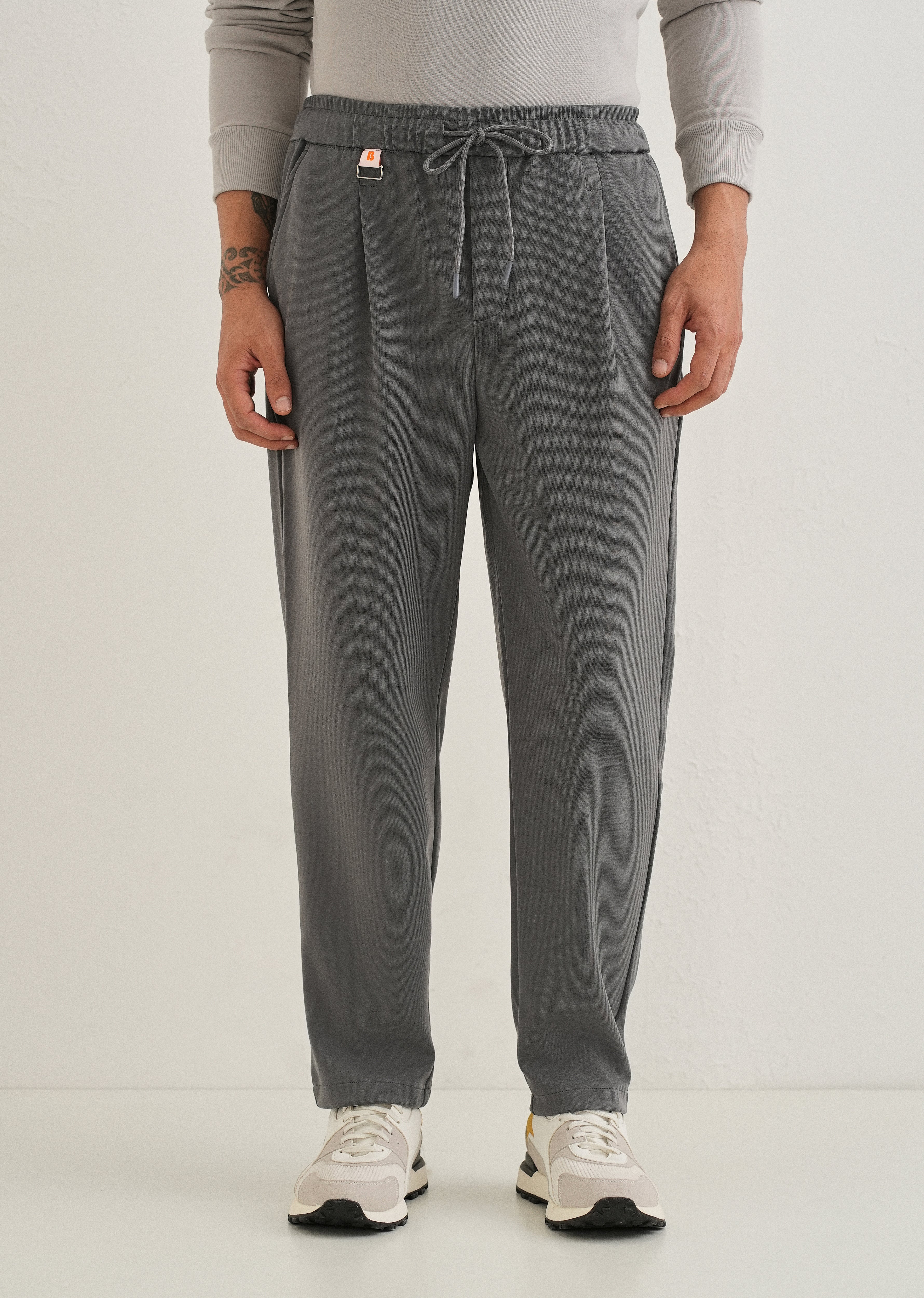 Flexi Grey Korean Trouser - Image 3