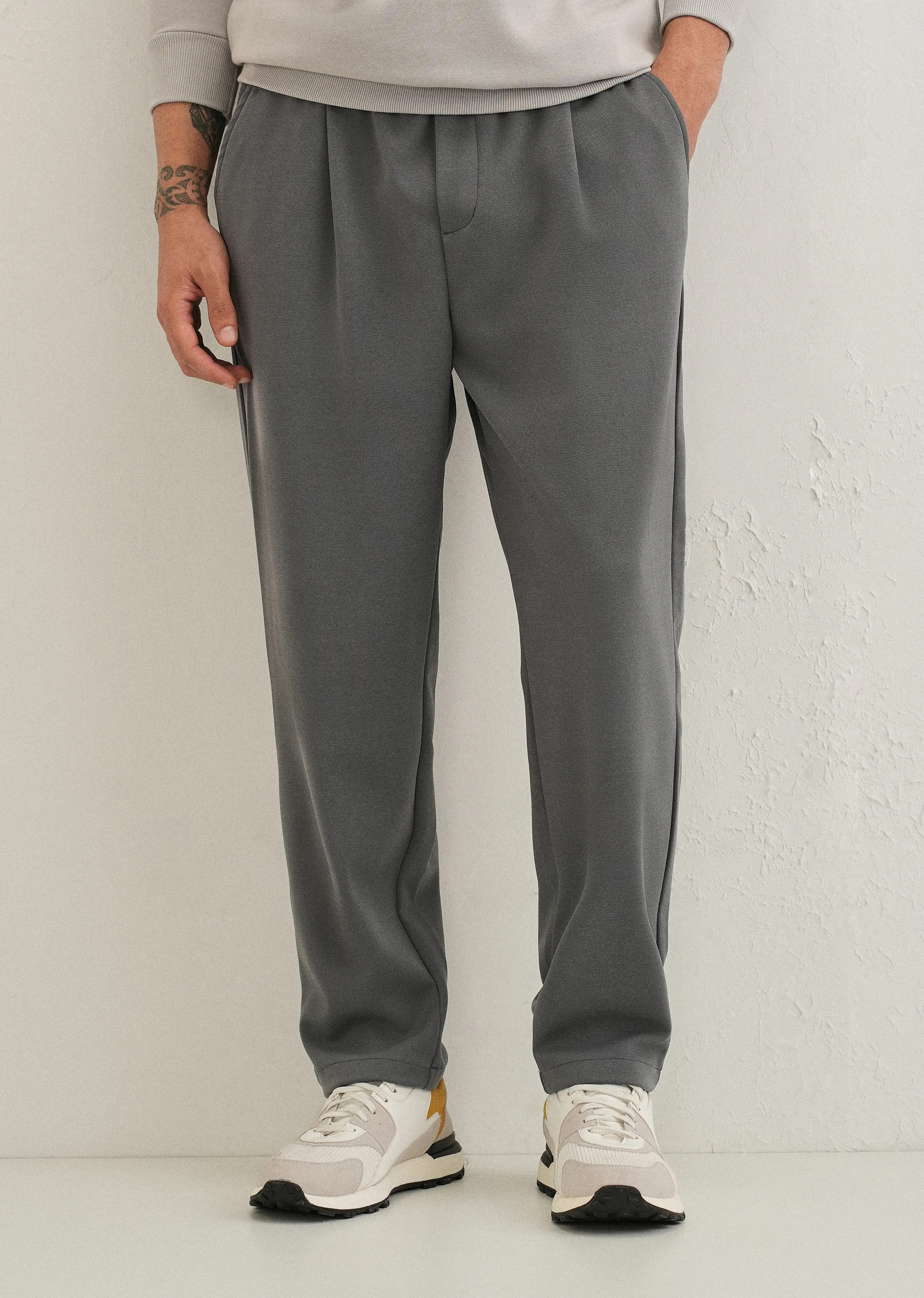 Flexi Grey Korean Trouser - Image 7