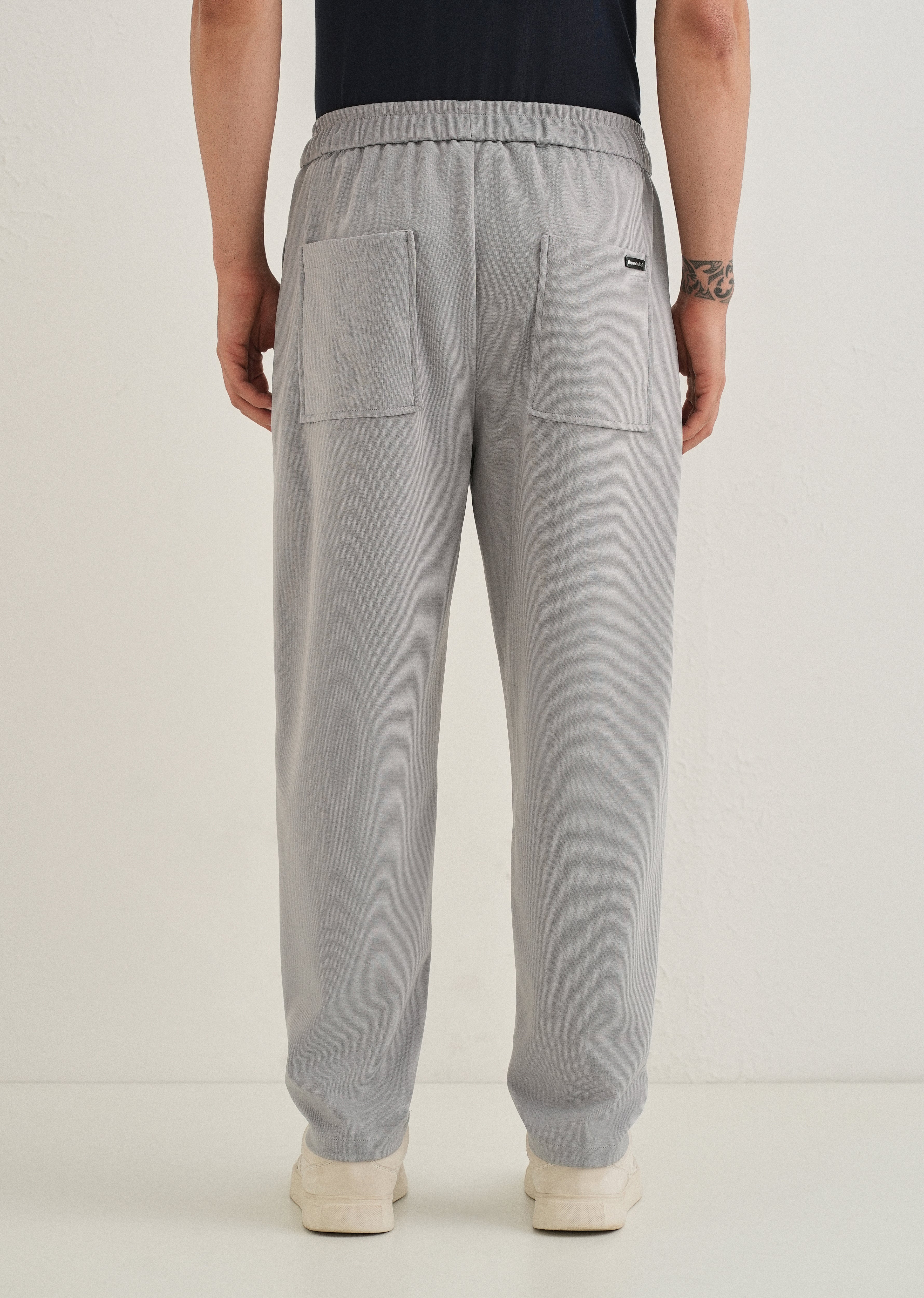 Flexi Light Grey Korean Trouser - Image 2