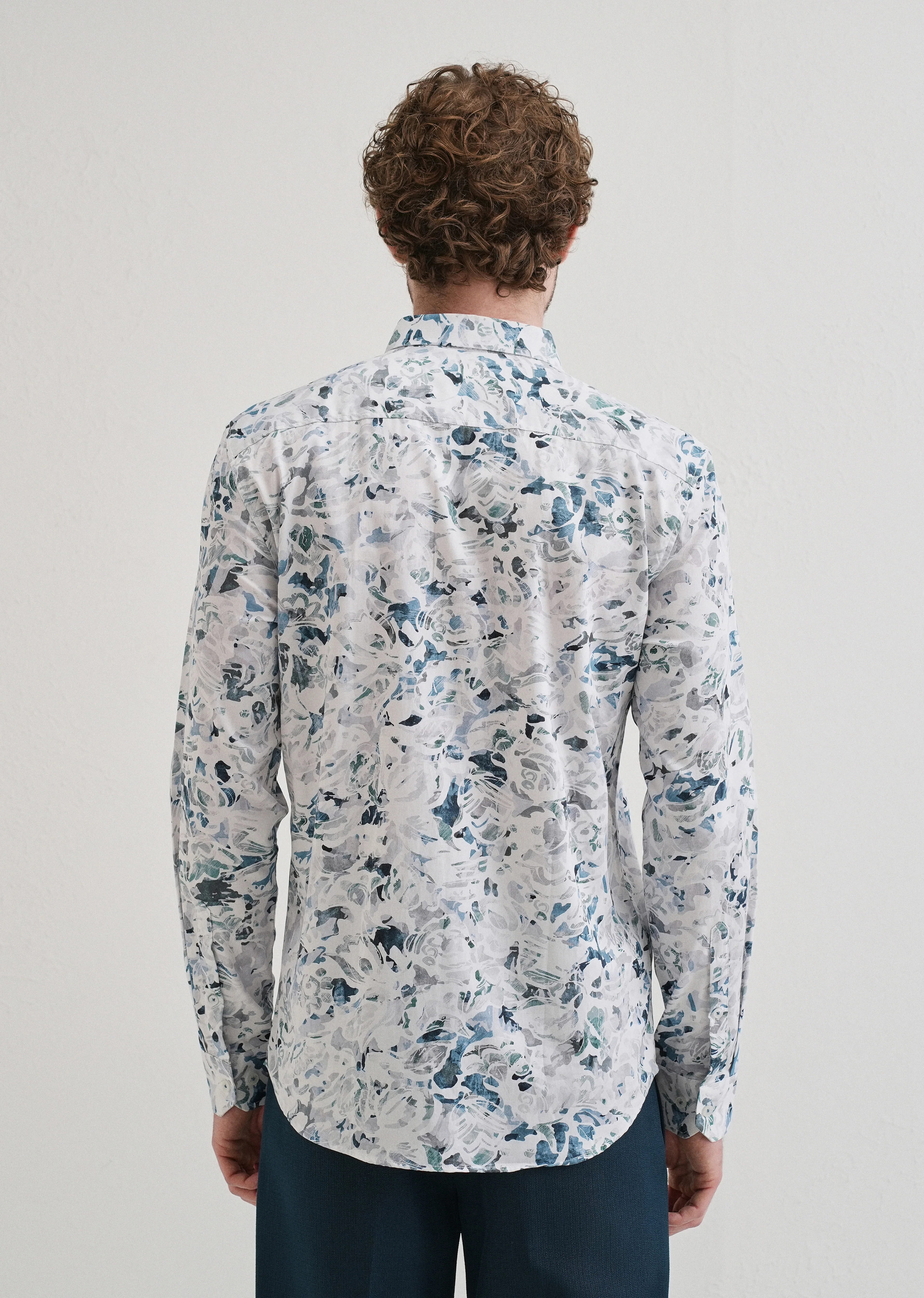 Floral Abstract Printed shirt - Image 2