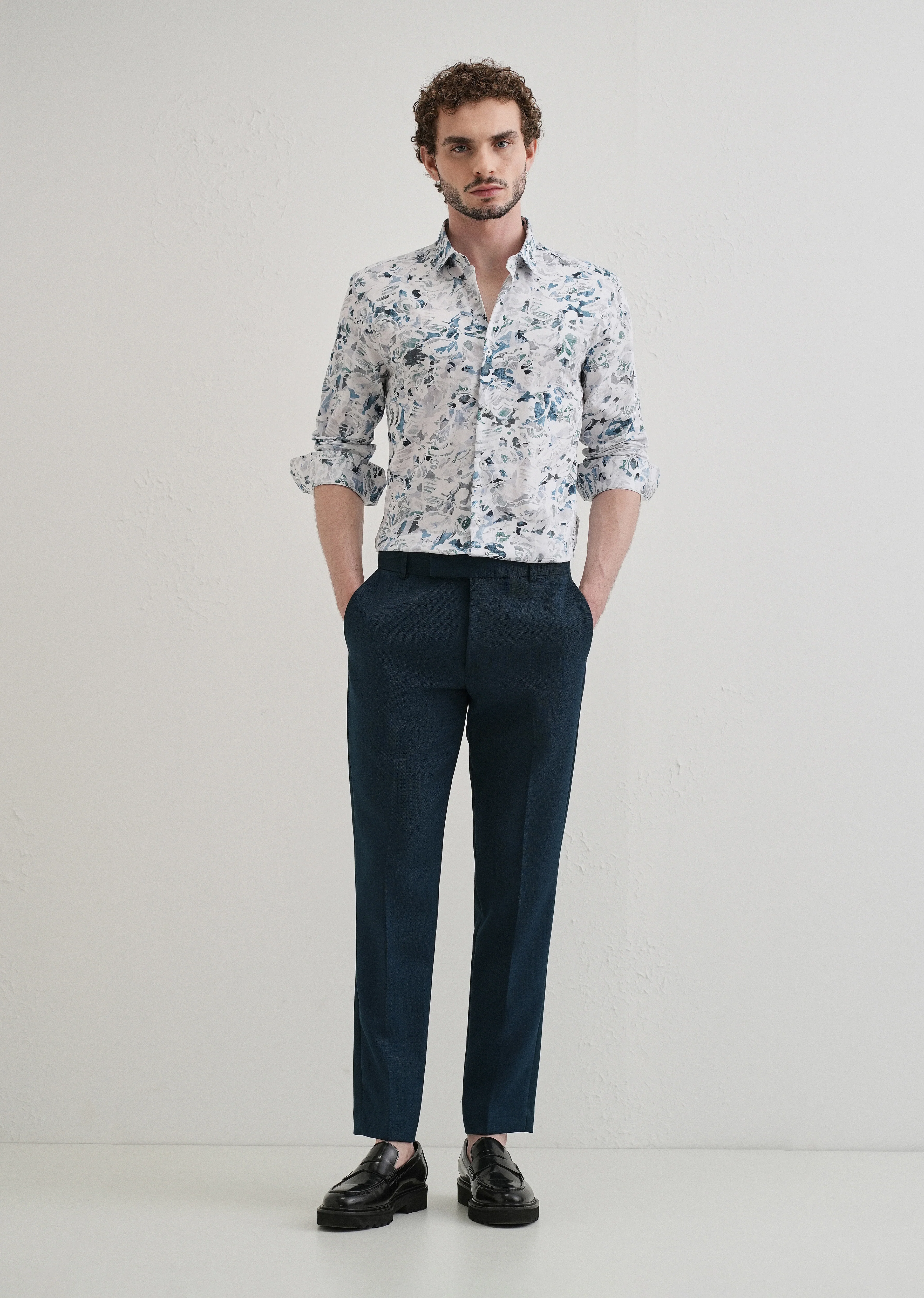 Floral Abstract Printed shirt - Image 6