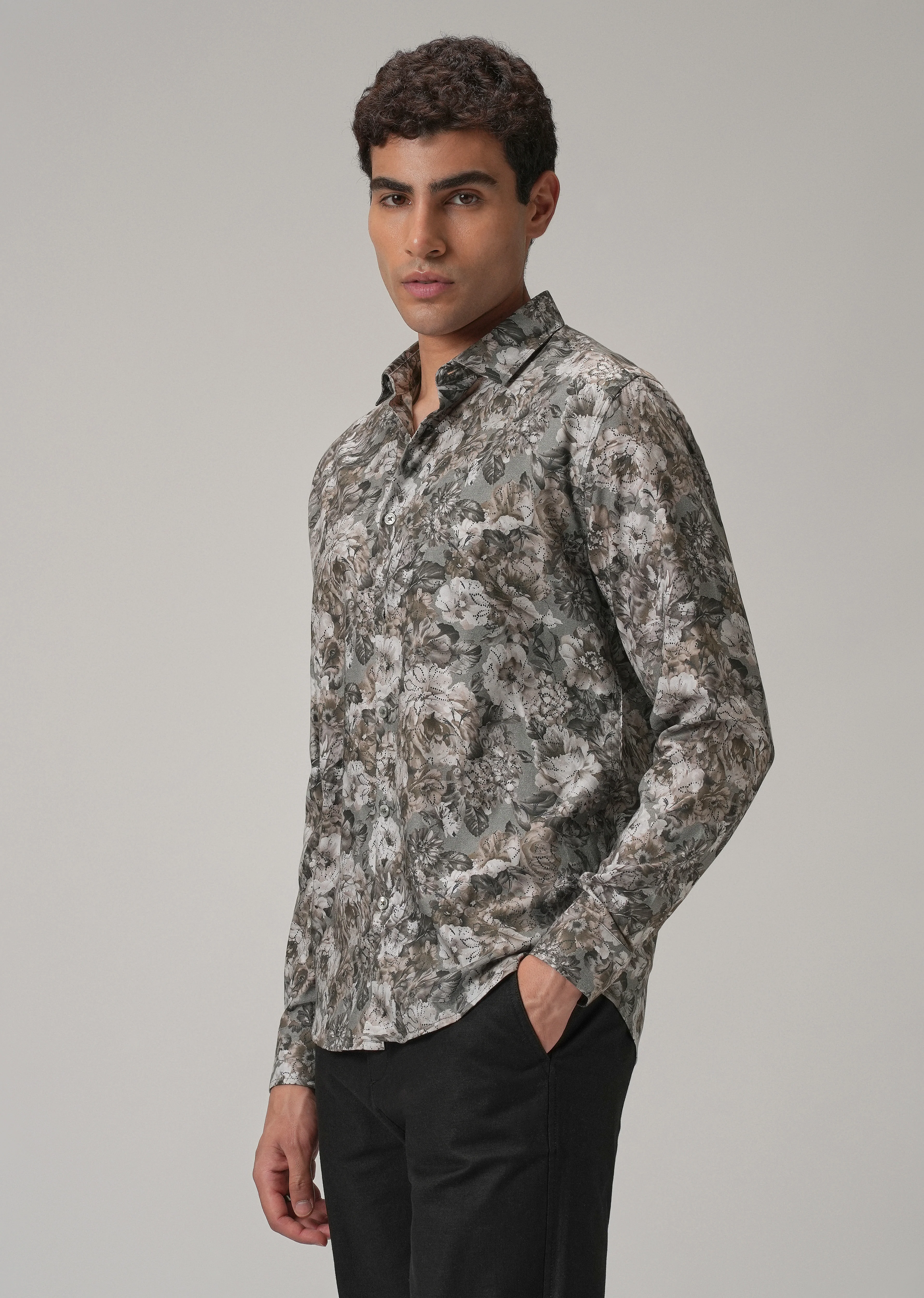 Floral Chintz Printed Shirt - Image 4