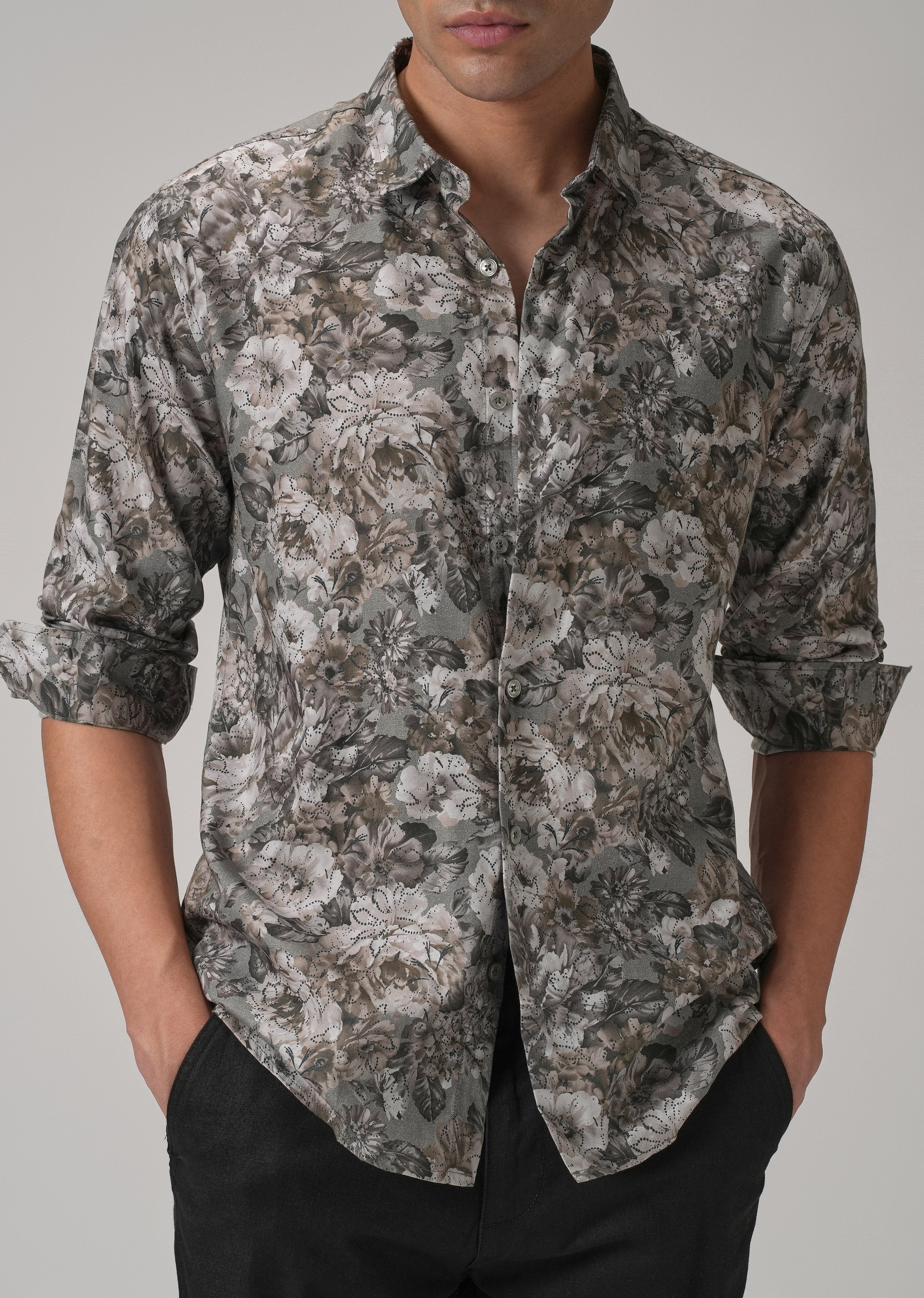 Floral Chintz Printed Shirt - Image 7