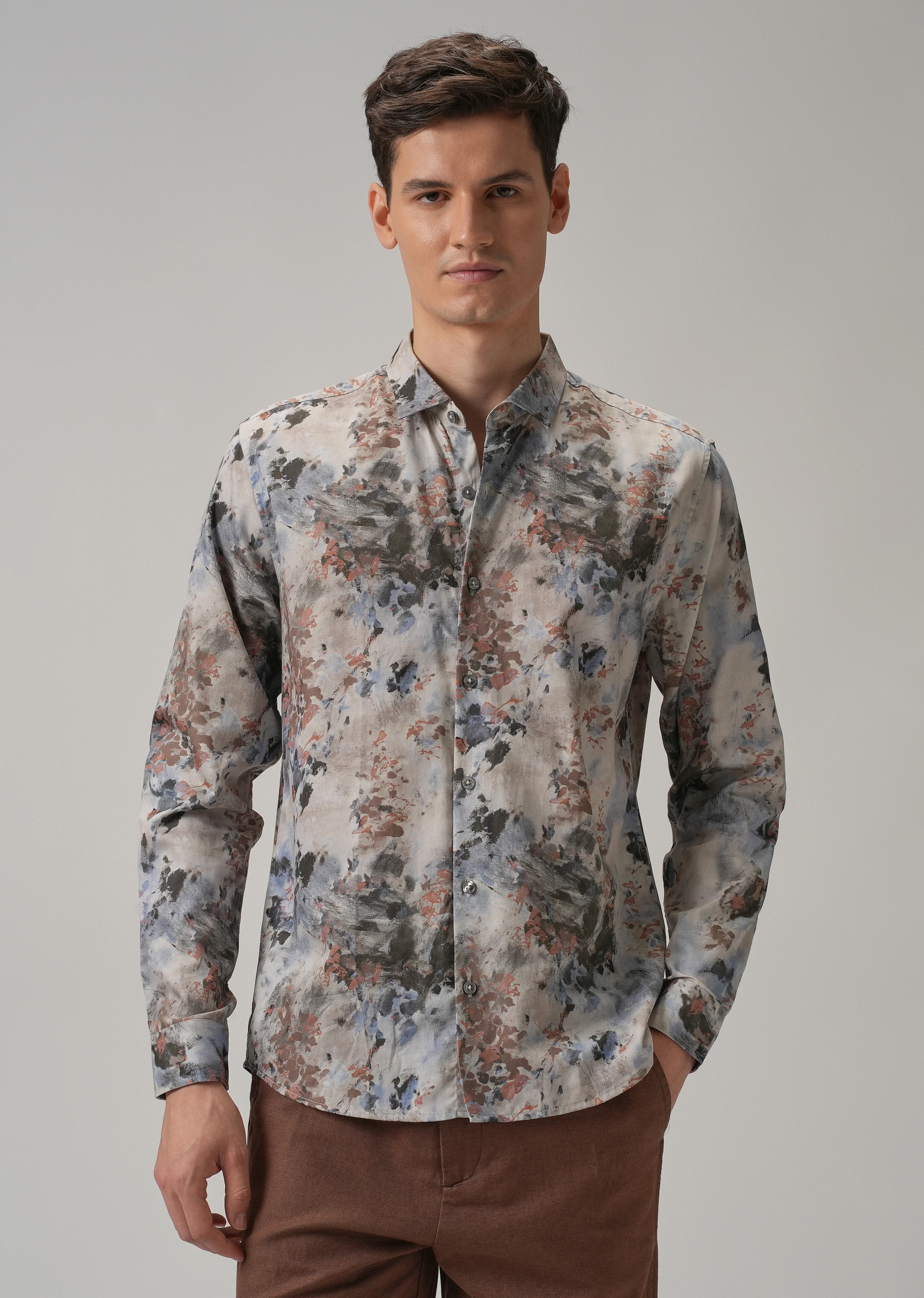 Floral Printed Full Sleeve Shirt - Image 4