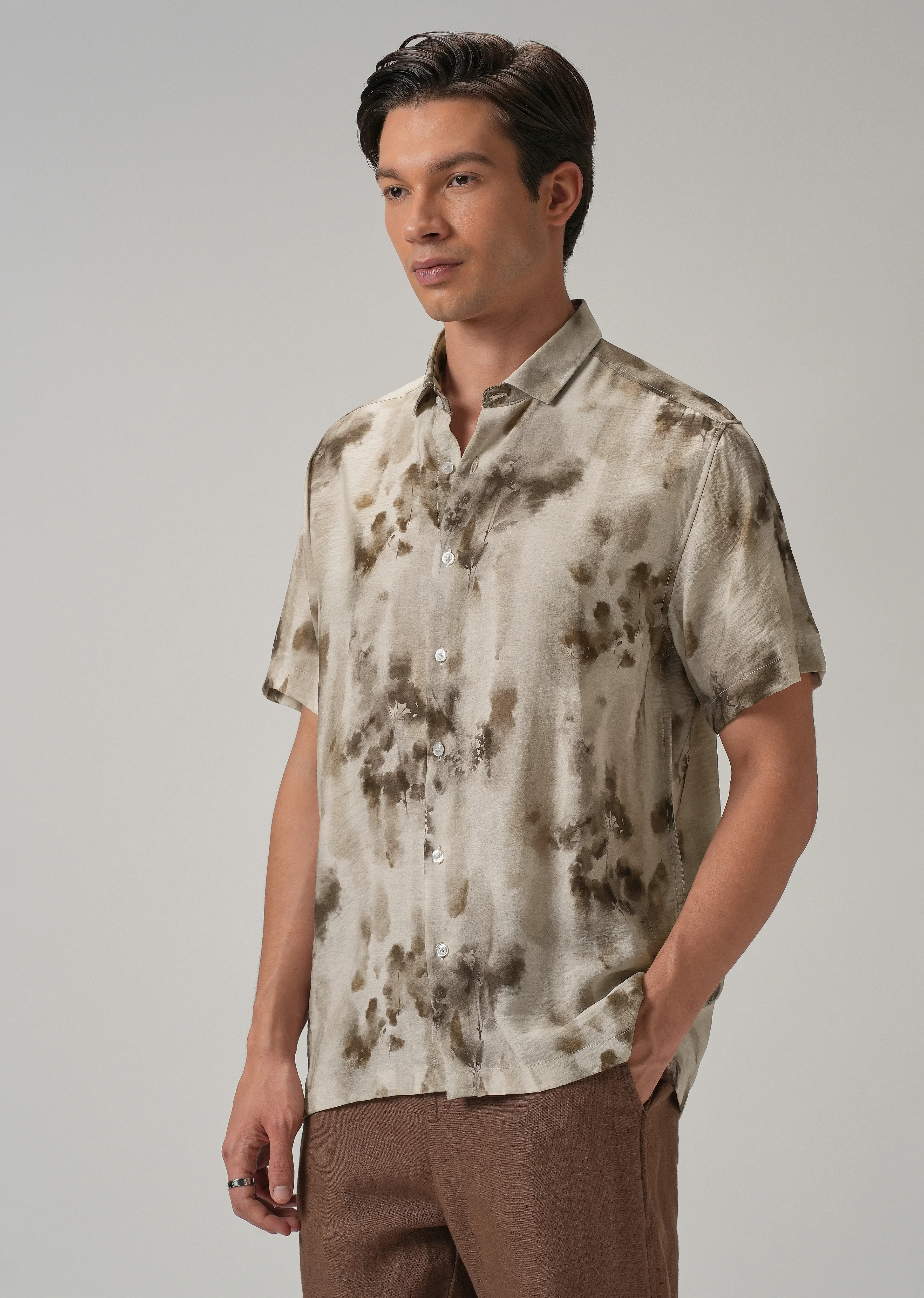 Floral Wash Printed Shirt - Image 4