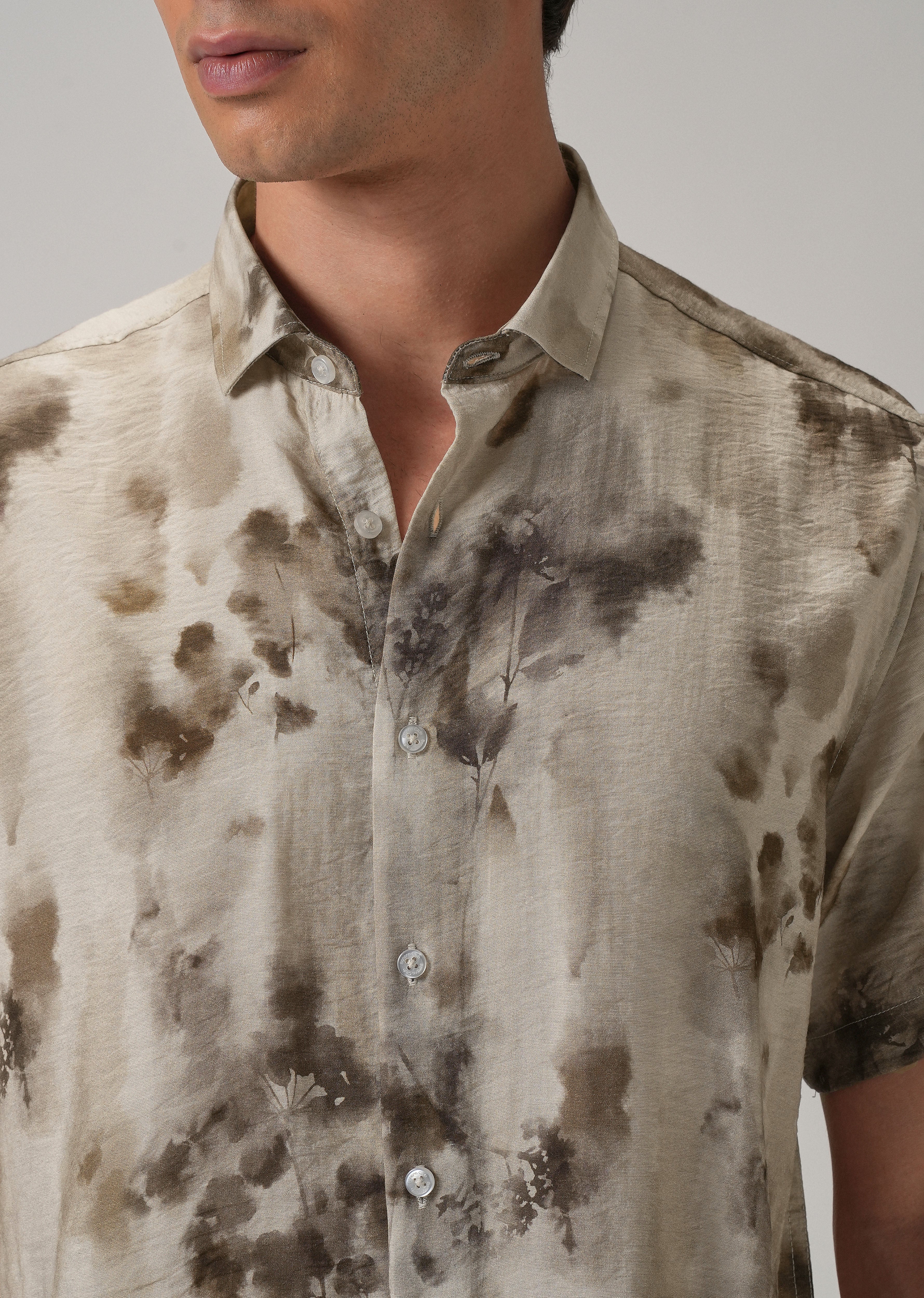 Floral Wash Printed Shirt - Image 5