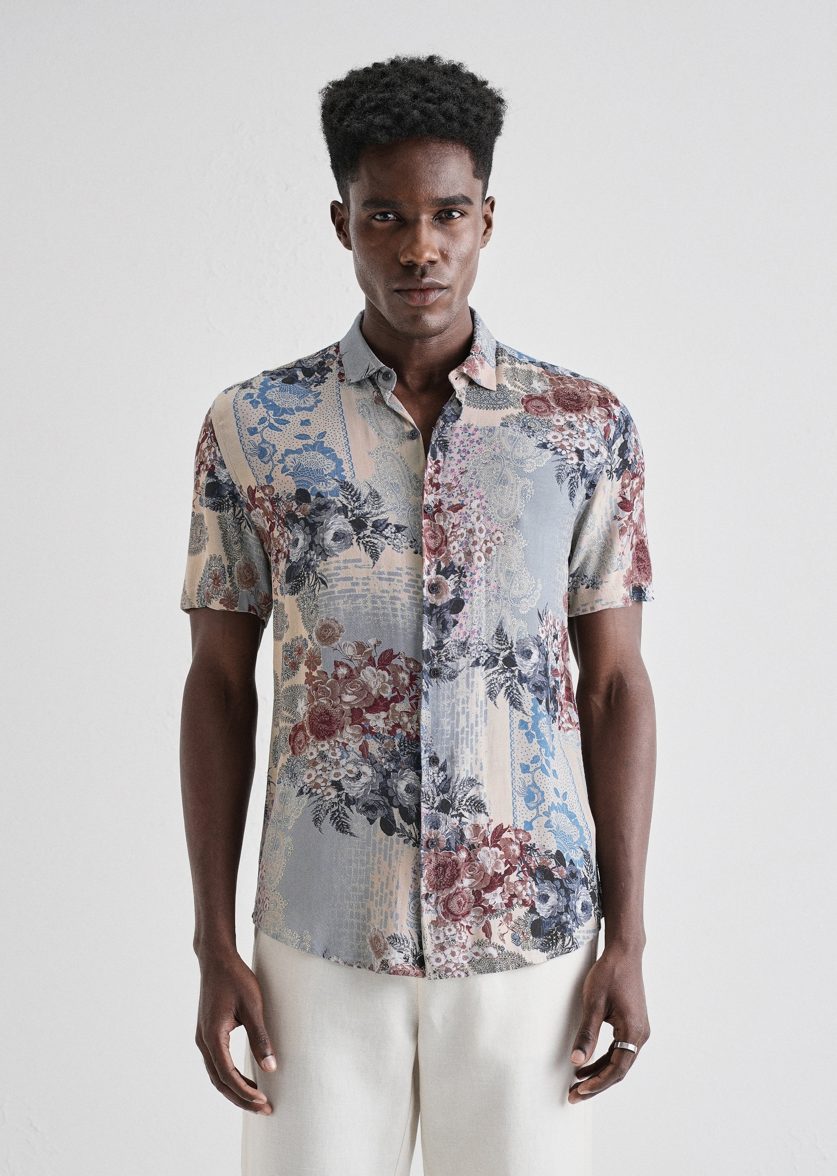 Florets Rose Feather shirt - Image 3