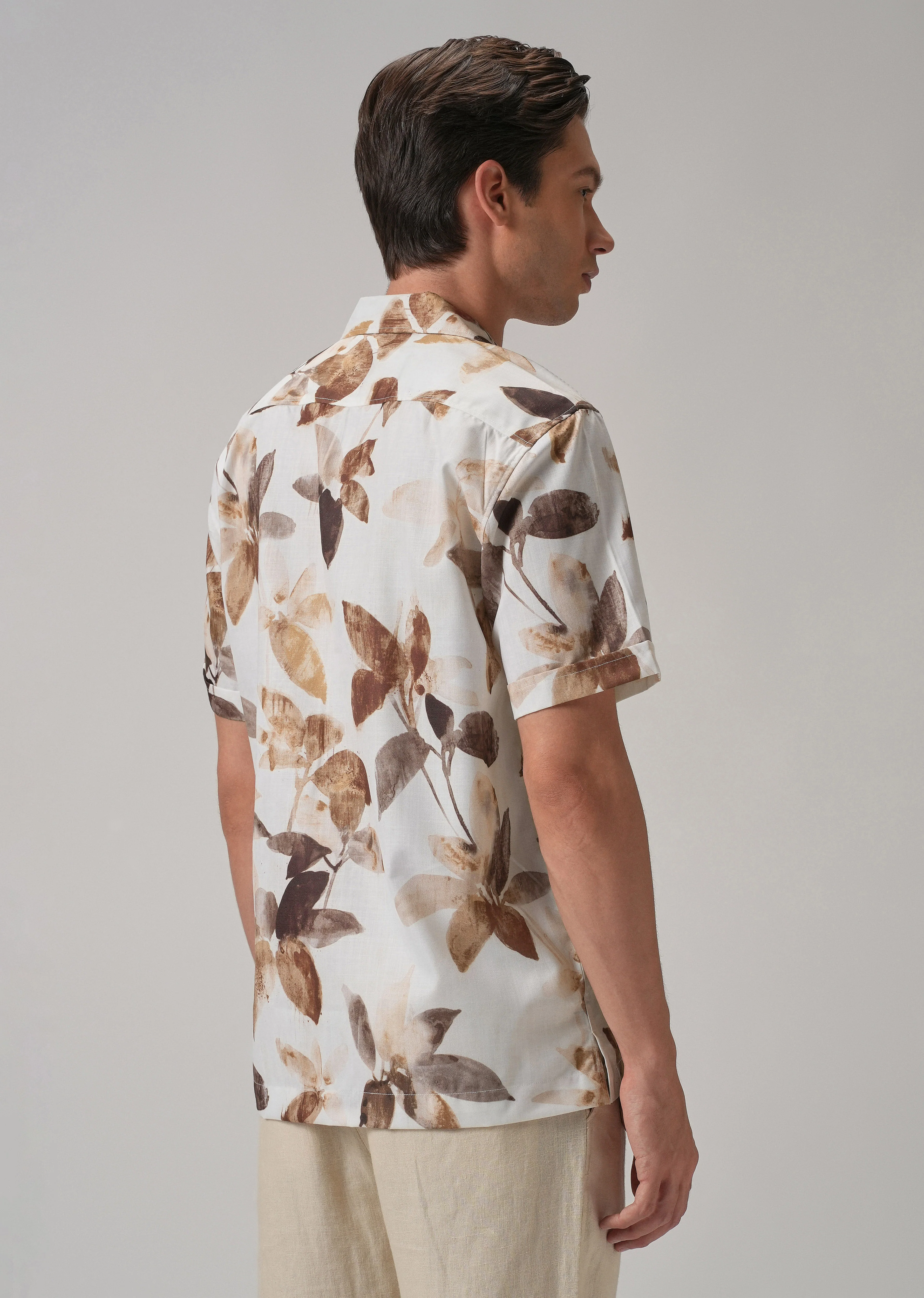 Floriated Half Sleeve Shirt - Image 2