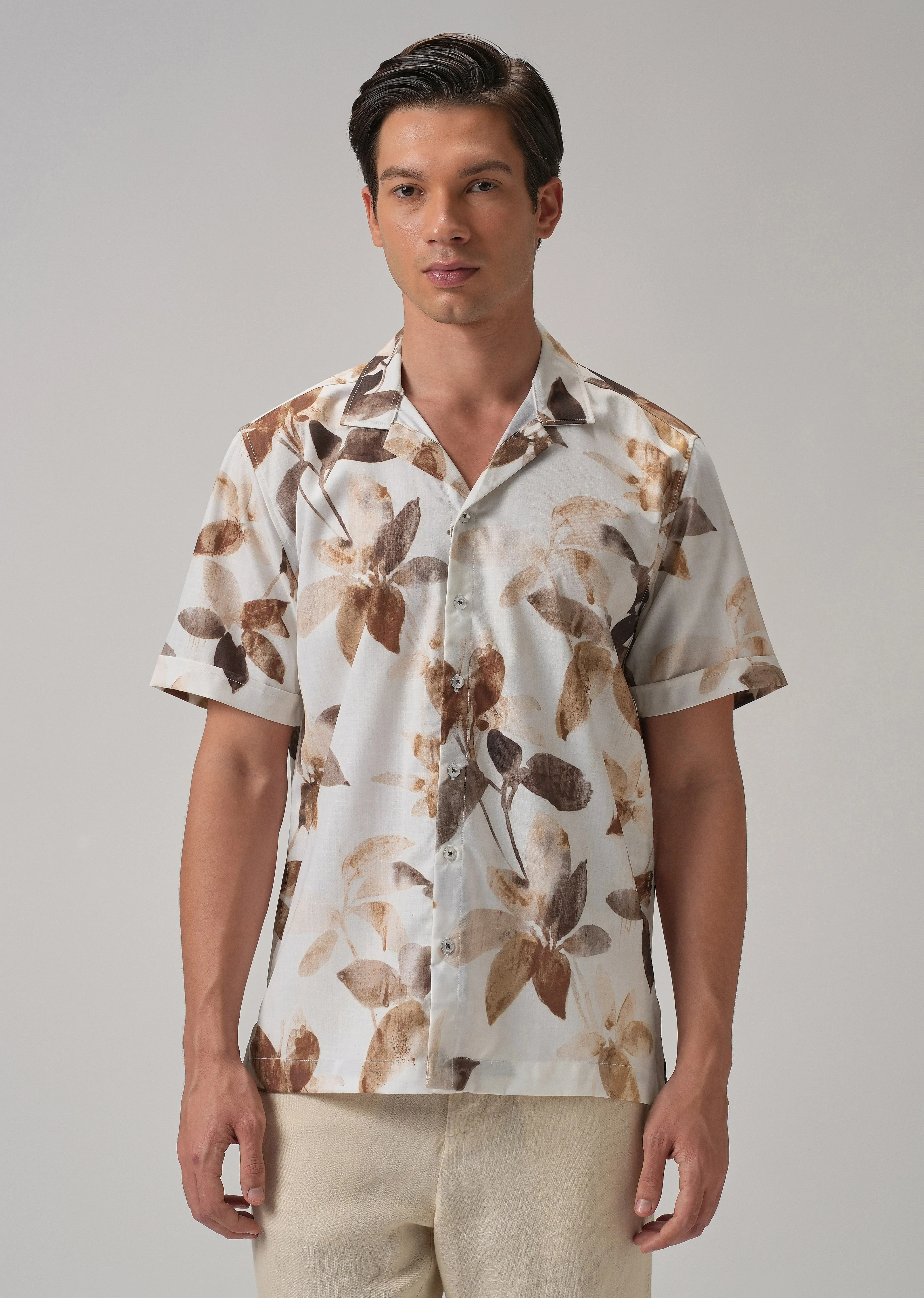 Floriated Half Sleeve Shirt - Image 3
