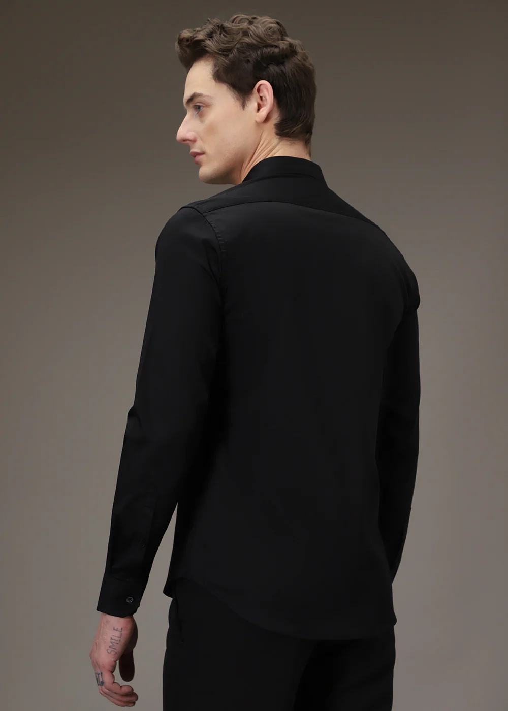 Flutter Embroidery Black Designer Shirt - Image 7