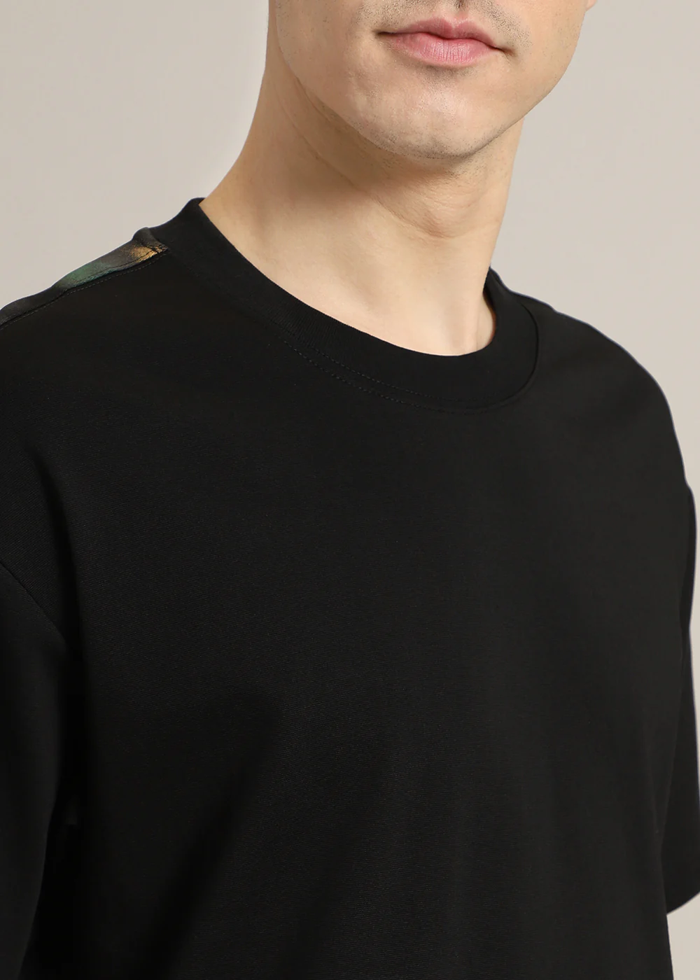 Fontastic Black Oversized T-shirt - Image 2