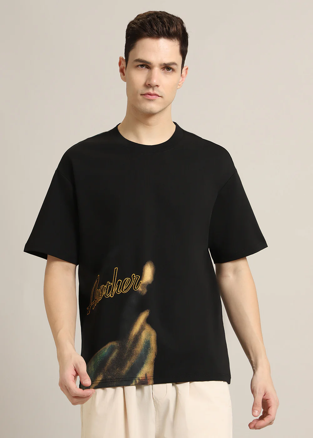 Fontastic Black Oversized T-shirt - Image 5