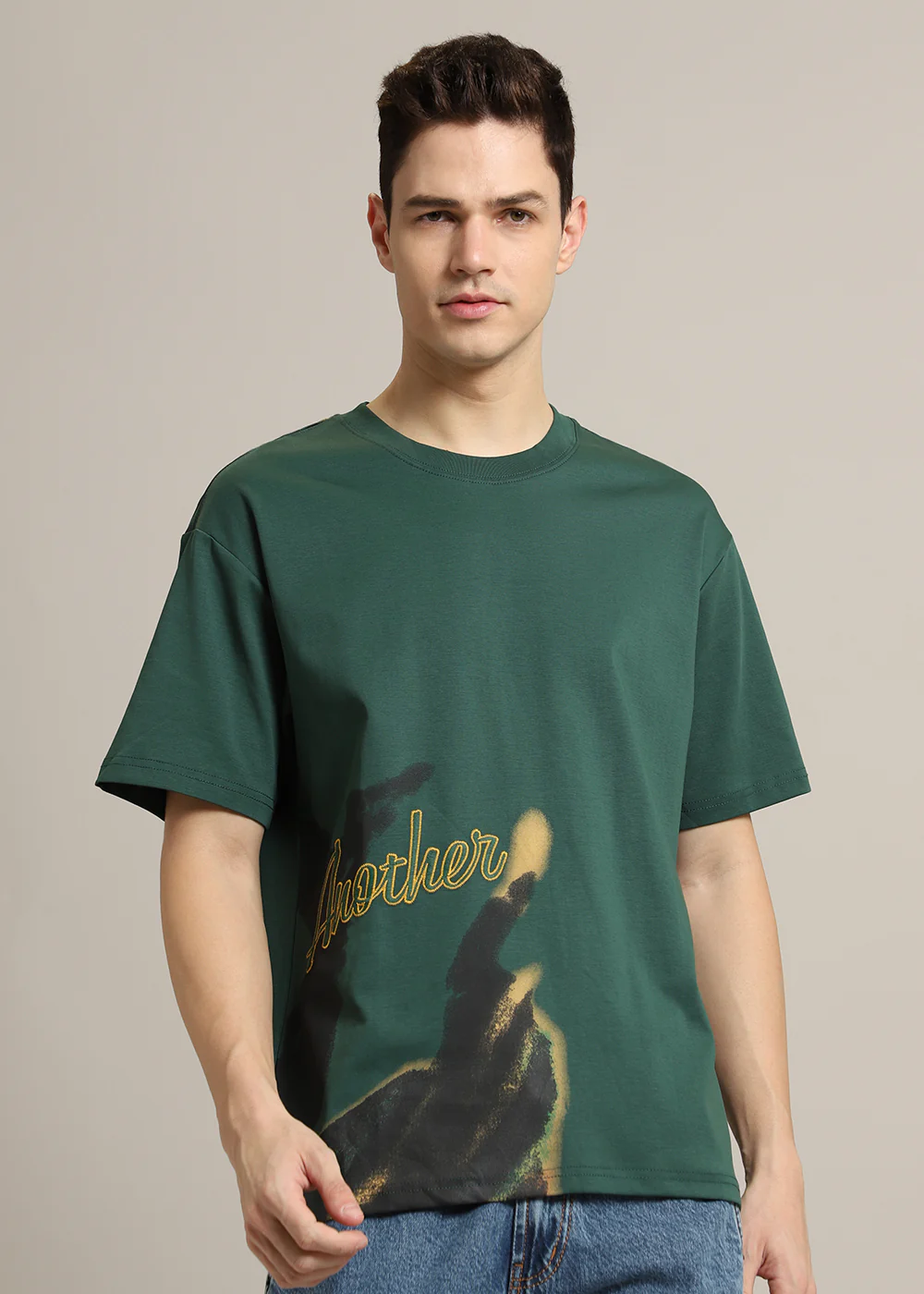 Fontastic Green Oversized T-shirt - Image 3