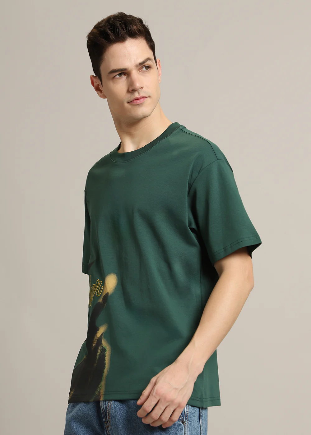 Fontastic Green Oversized T-shirt - Image 4