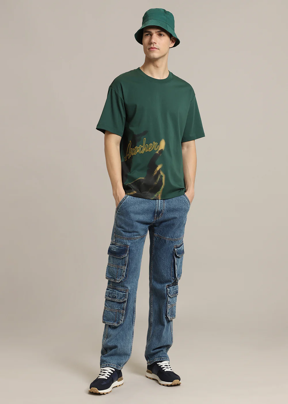 Fontastic Green Oversized T-shirt - Image 6
