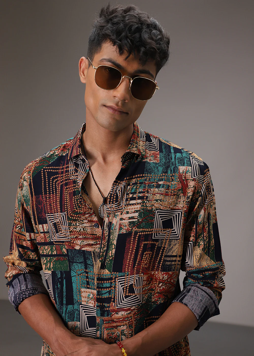 Fusion Hues Feather Shirt - Image 2