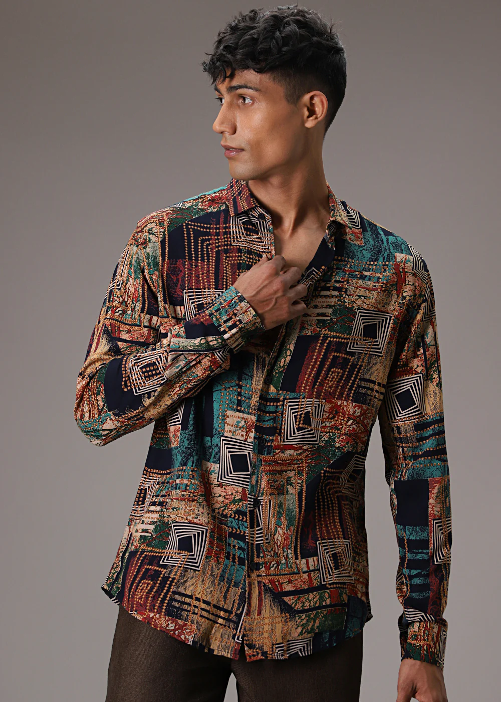 Fusion Hues Feather Shirt - Image 6
