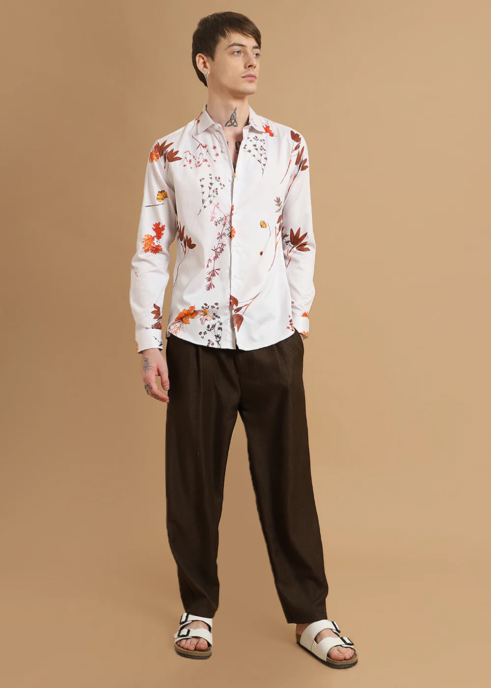 Fusion Leaf Printed shirt - Image 8