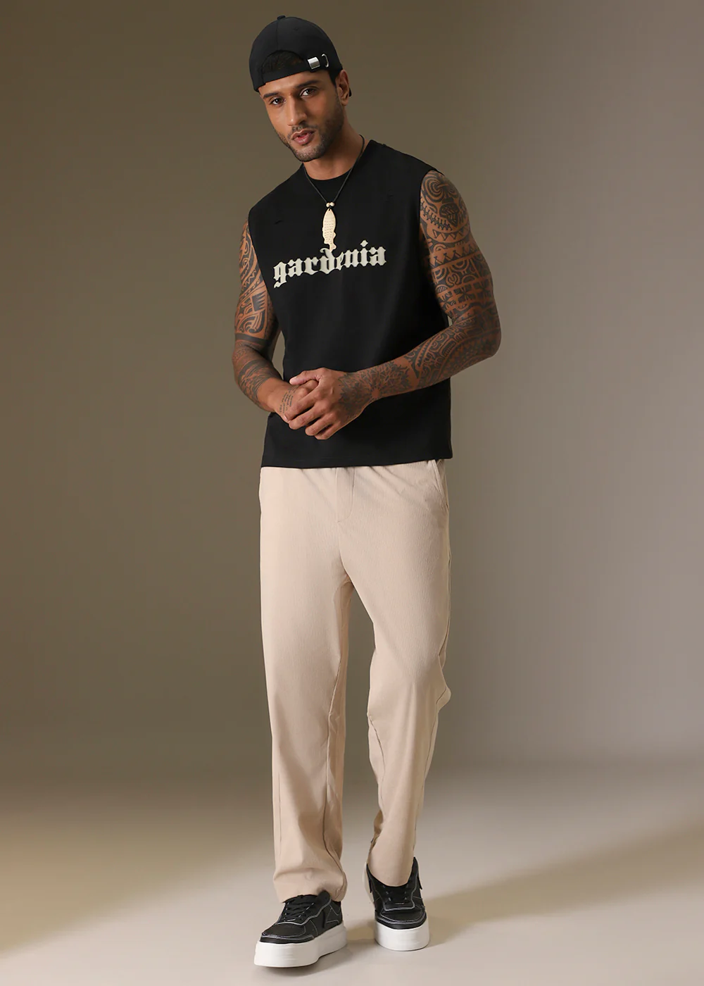 Gardenia Black Ribbed Regular Tank - Image 6