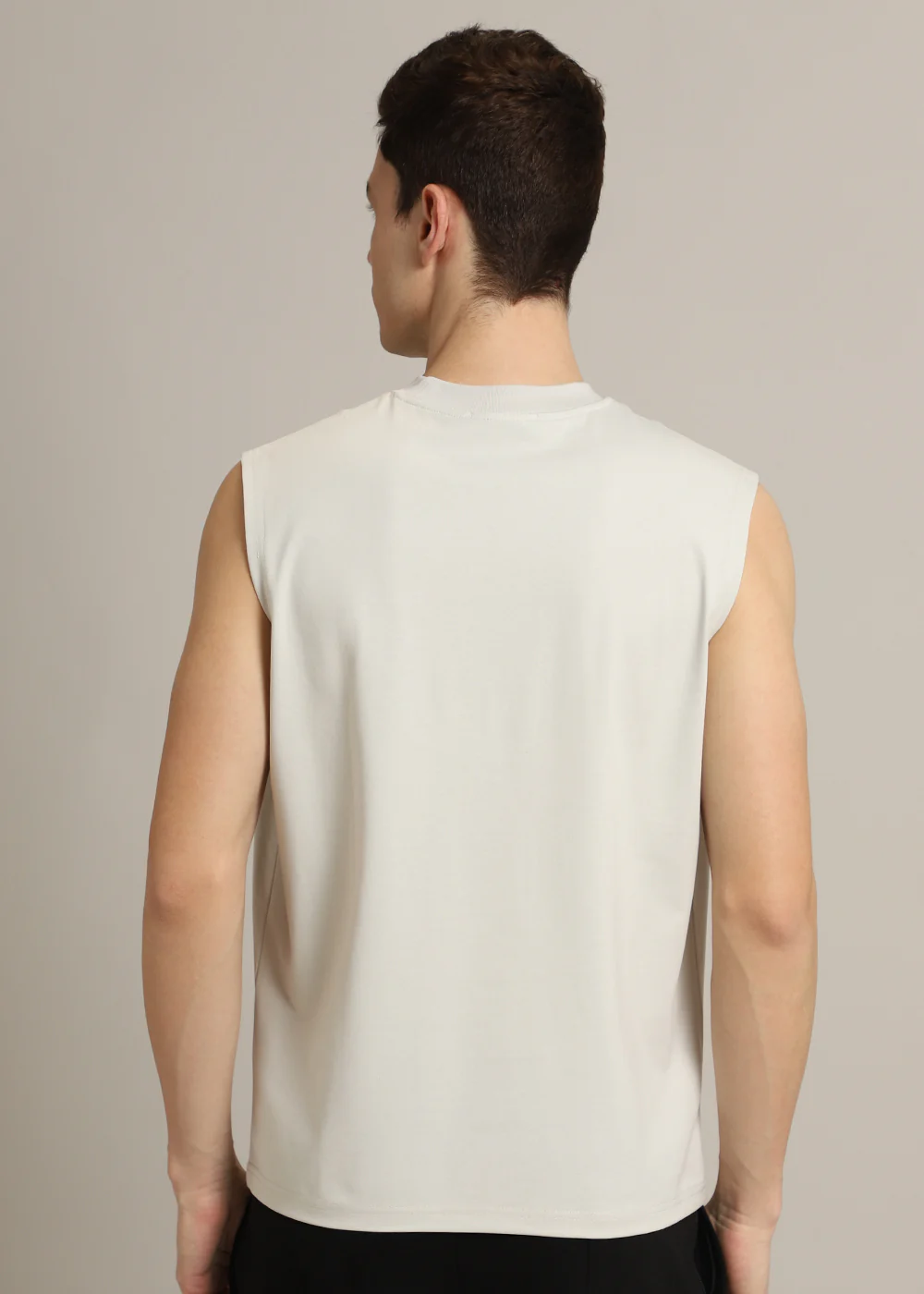 Gardenia Cream Ribbed Regular Tank - Image 4