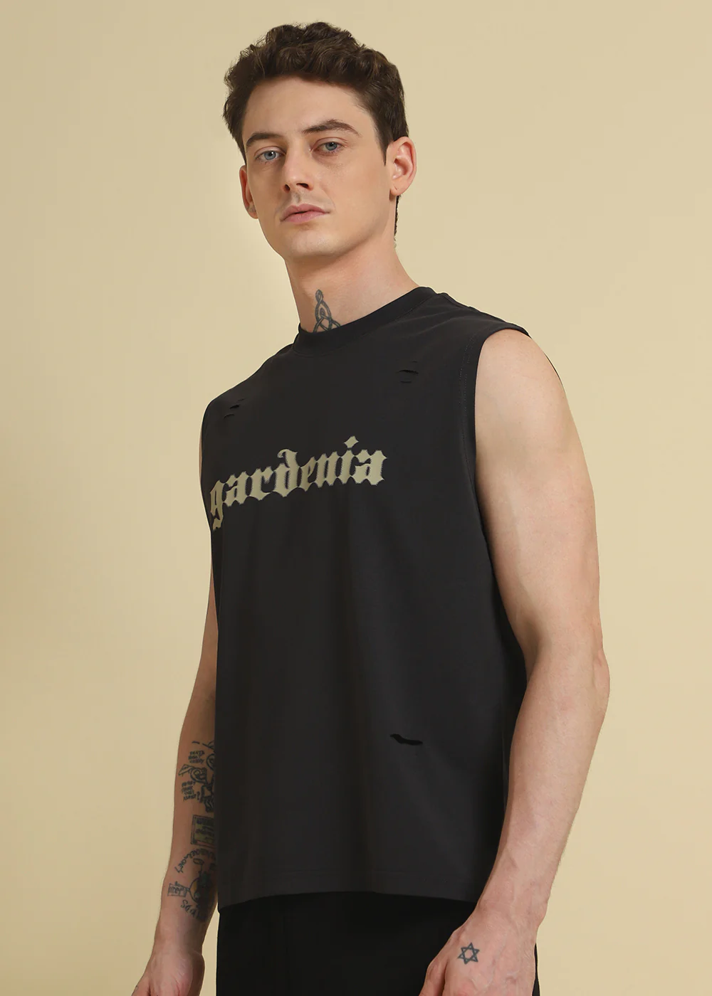 Gardenia Grey Ribbed Regular Tank - Image 5