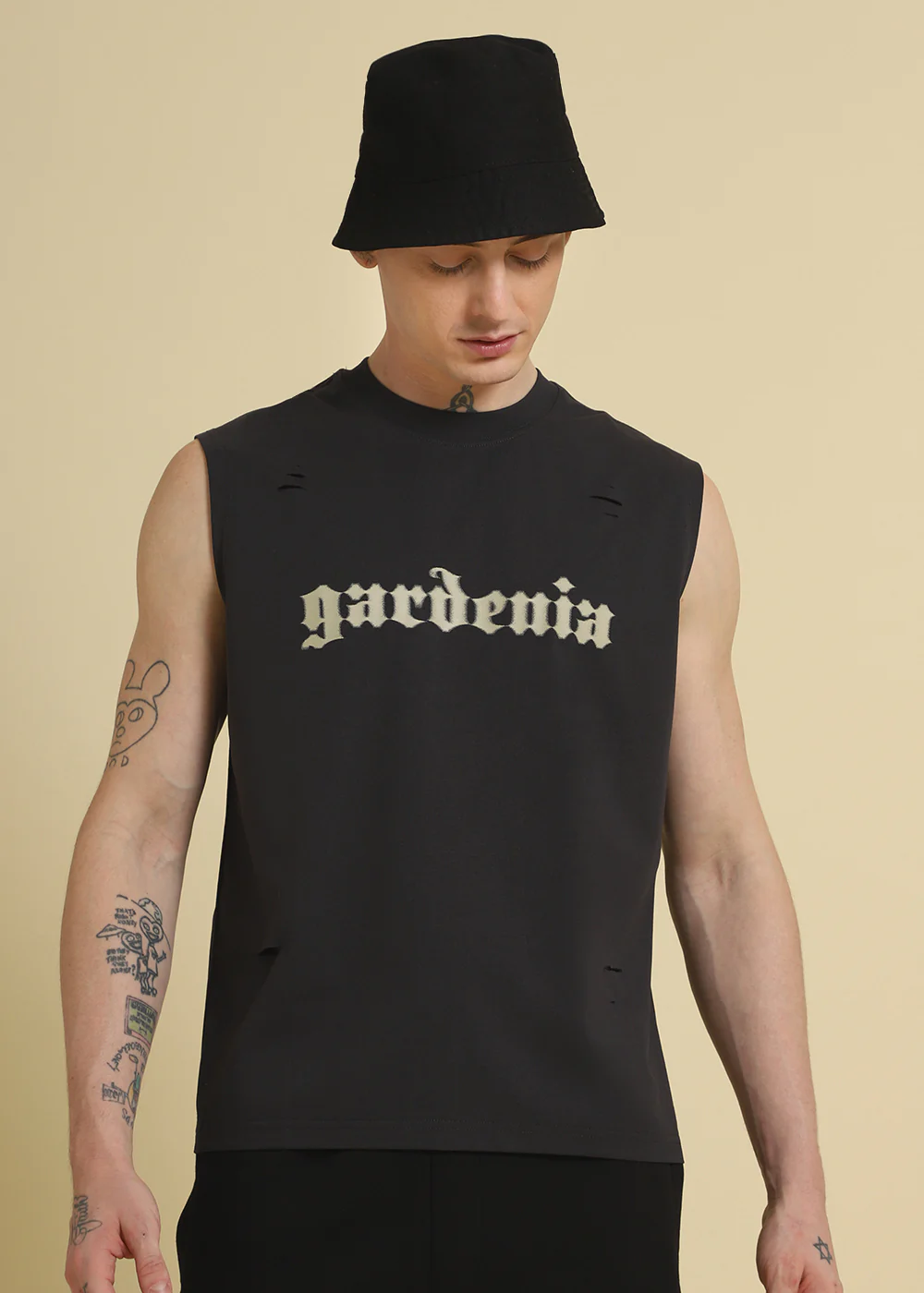 Gardenia Grey Ribbed Regular Tank - Image 7