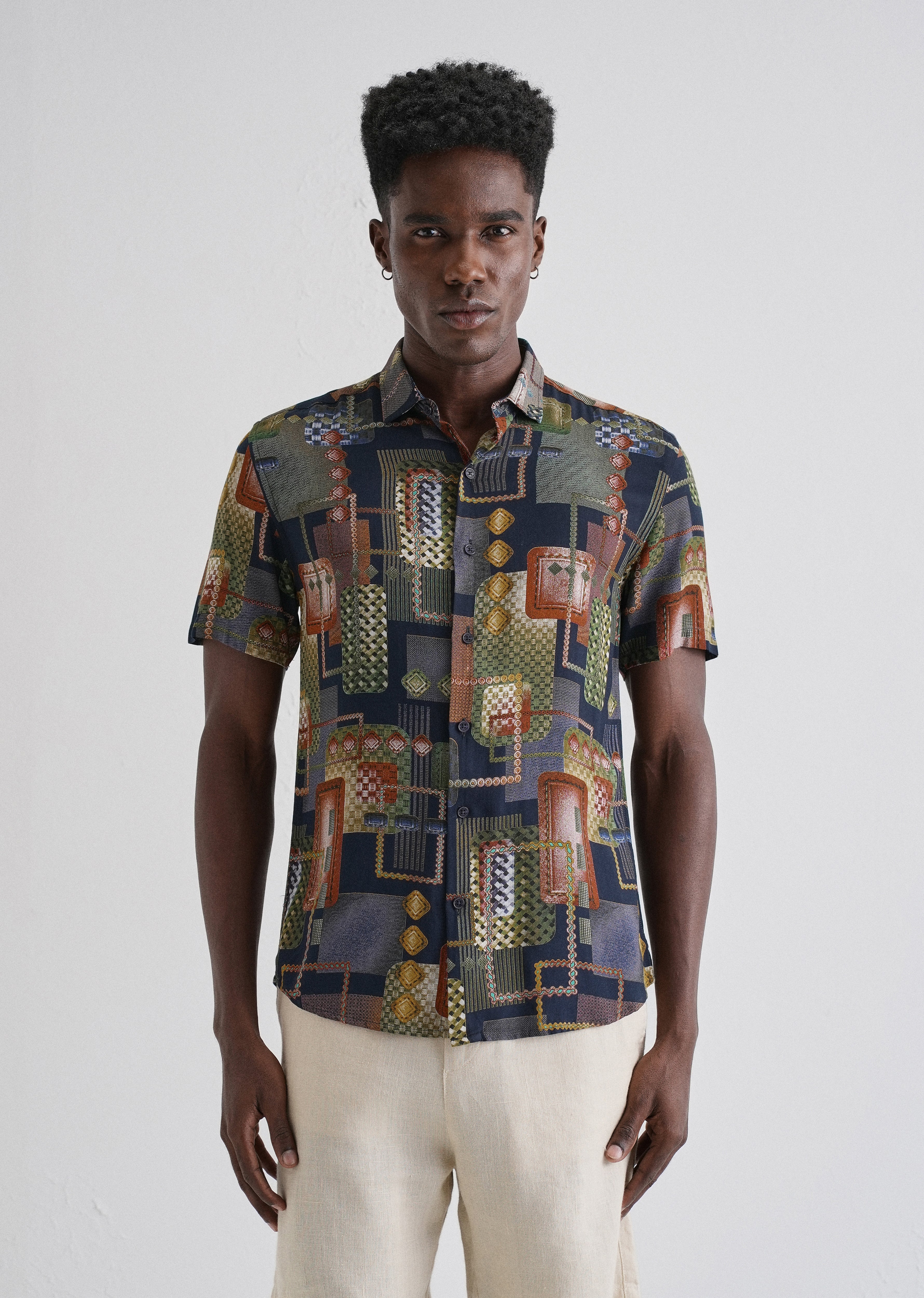 Geo Precision Feather shirt - Image 3