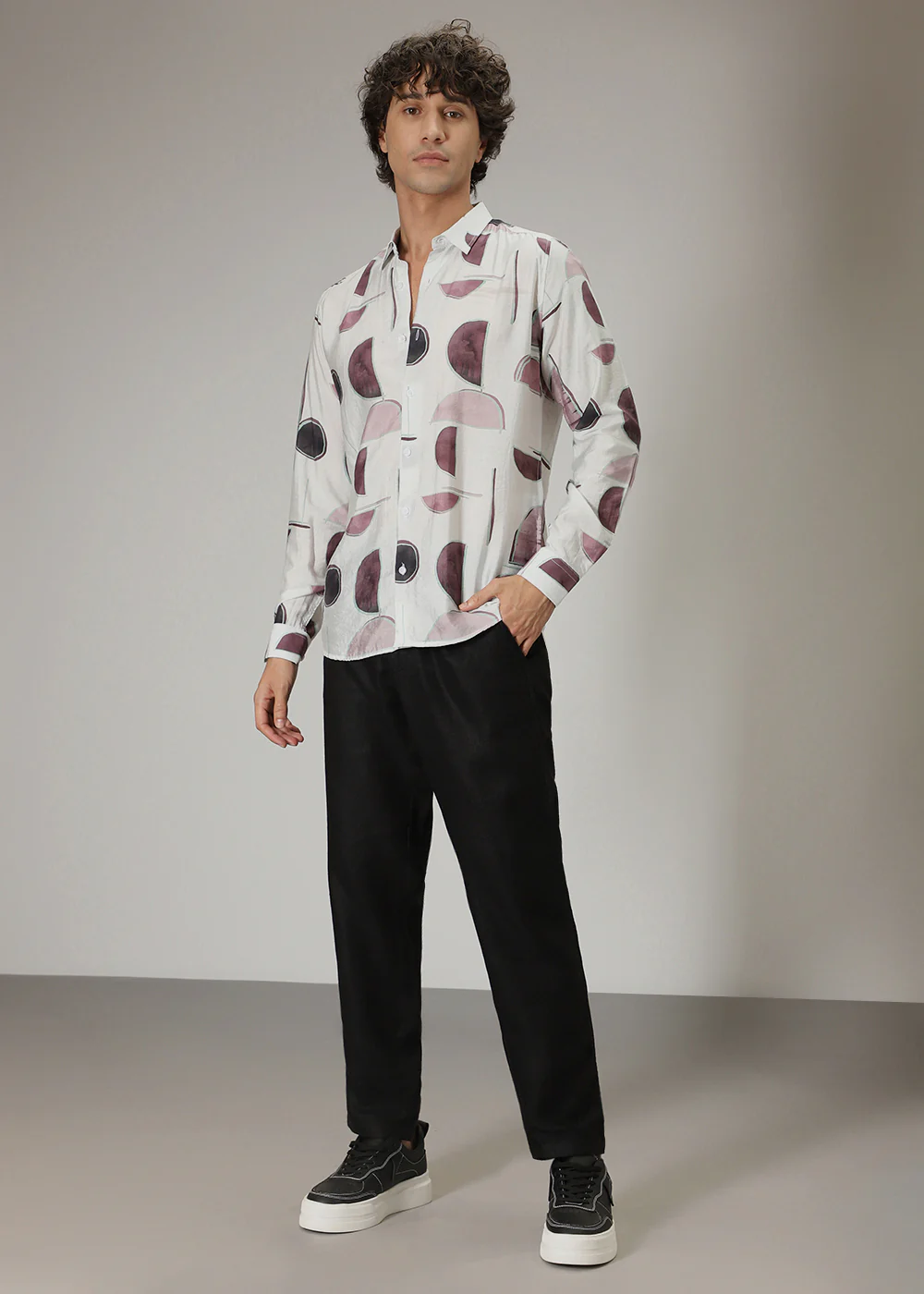 Geometric Print Shirt - Image 6