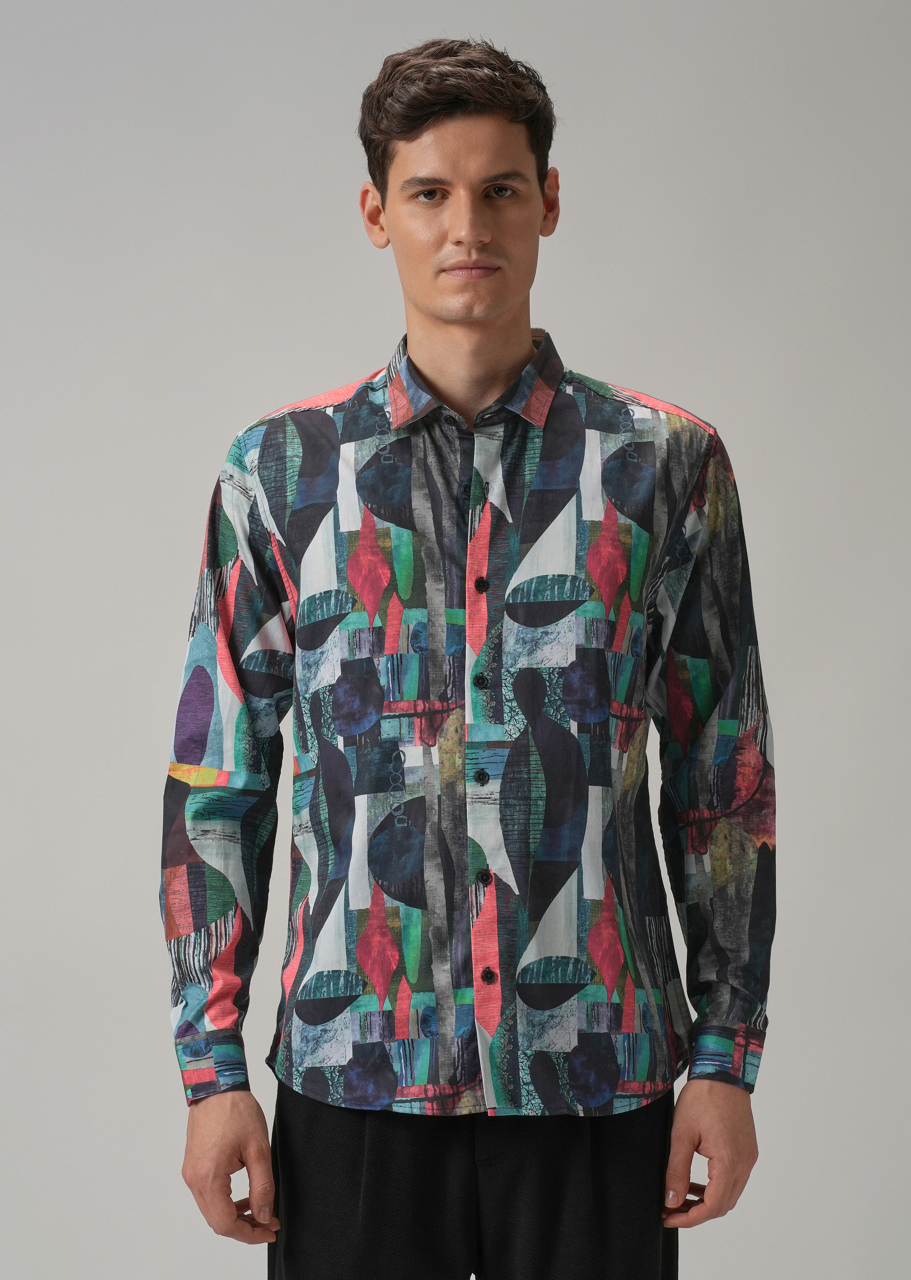 Printed Full-Sleeves Shirt - Image 4