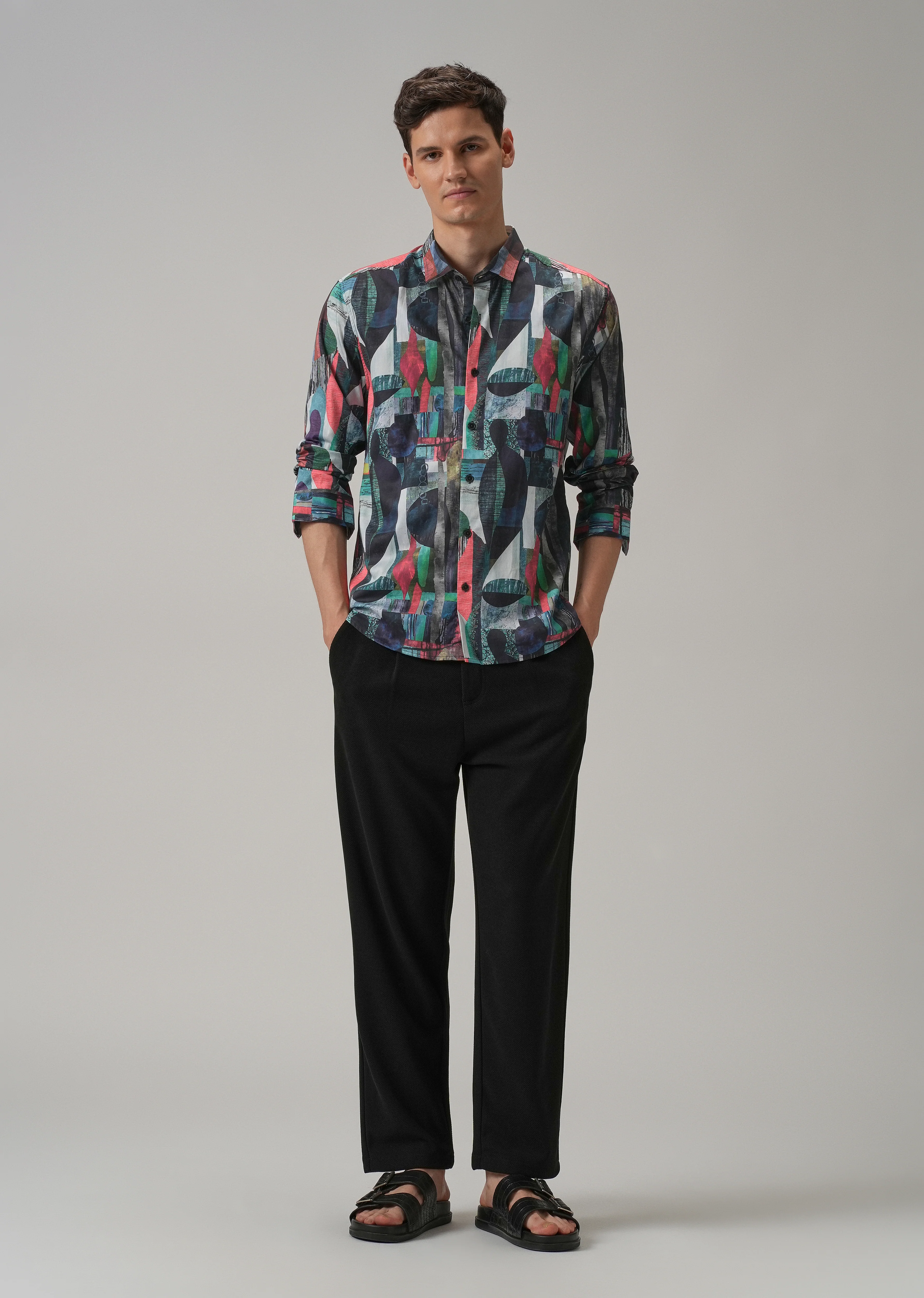 Printed Full-Sleeves Shirt - Image 6