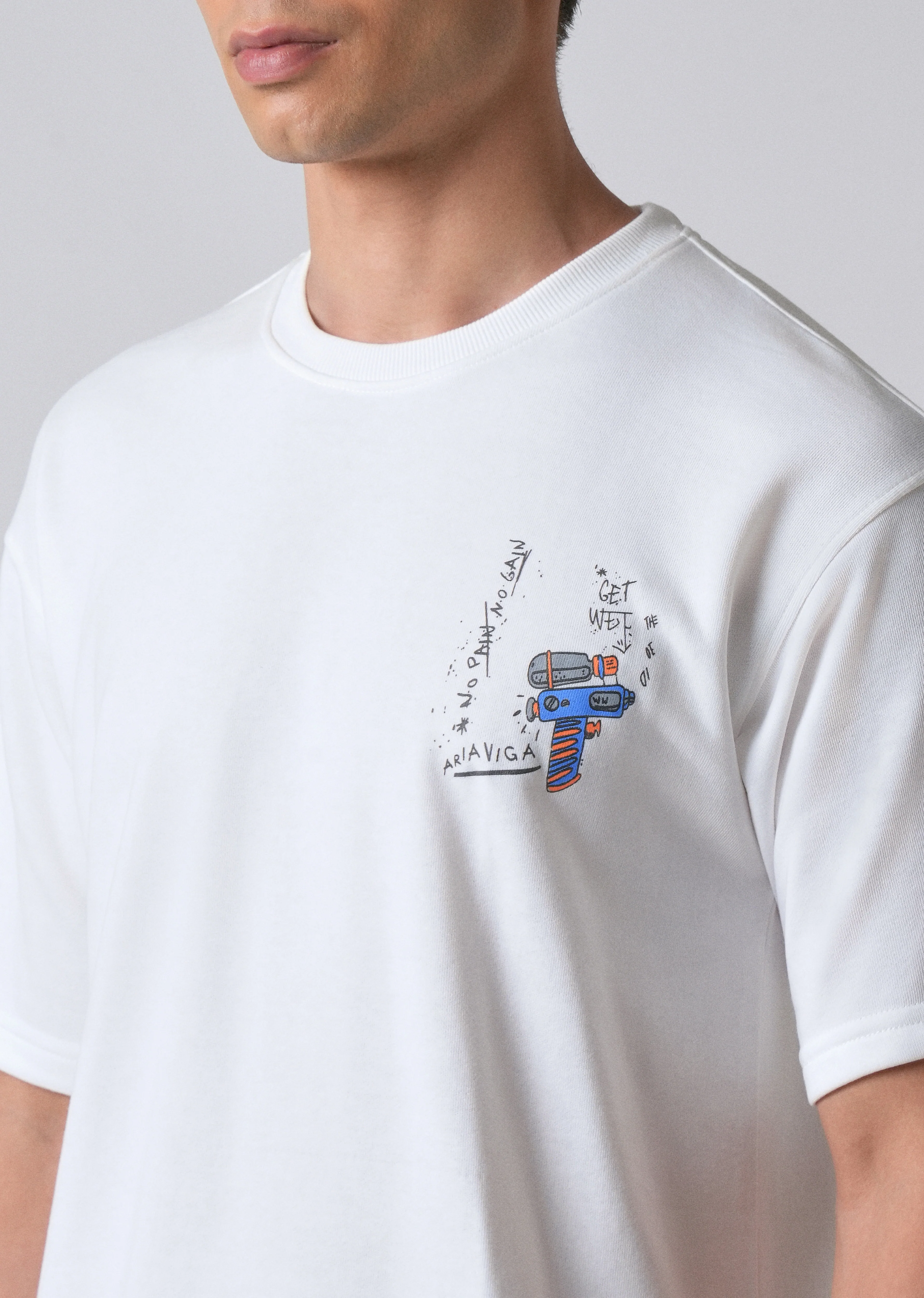 Ghost White Oversized T-shirt - Image 2