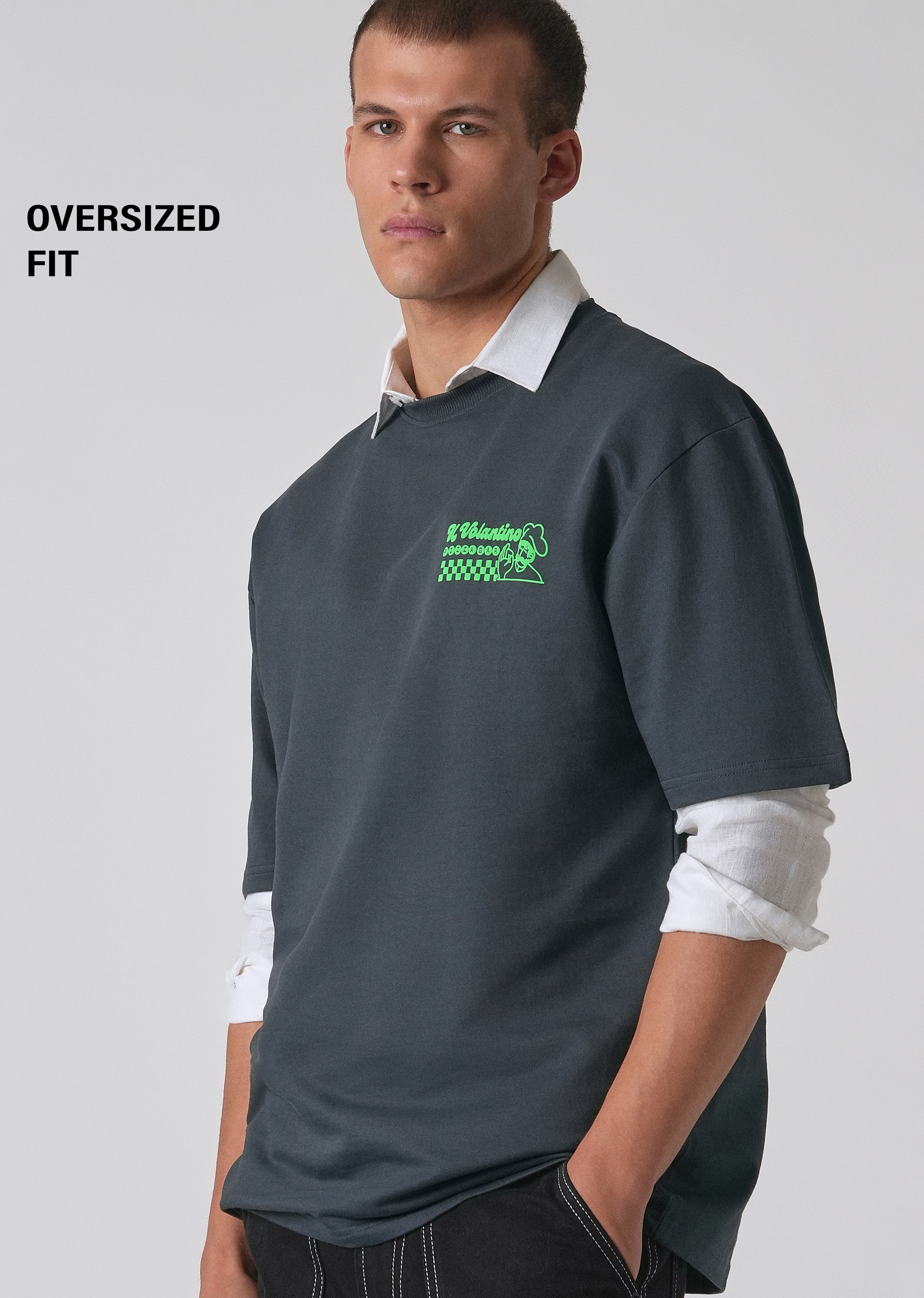 Graphic Novel Black Oversized T-shirt - Image 7