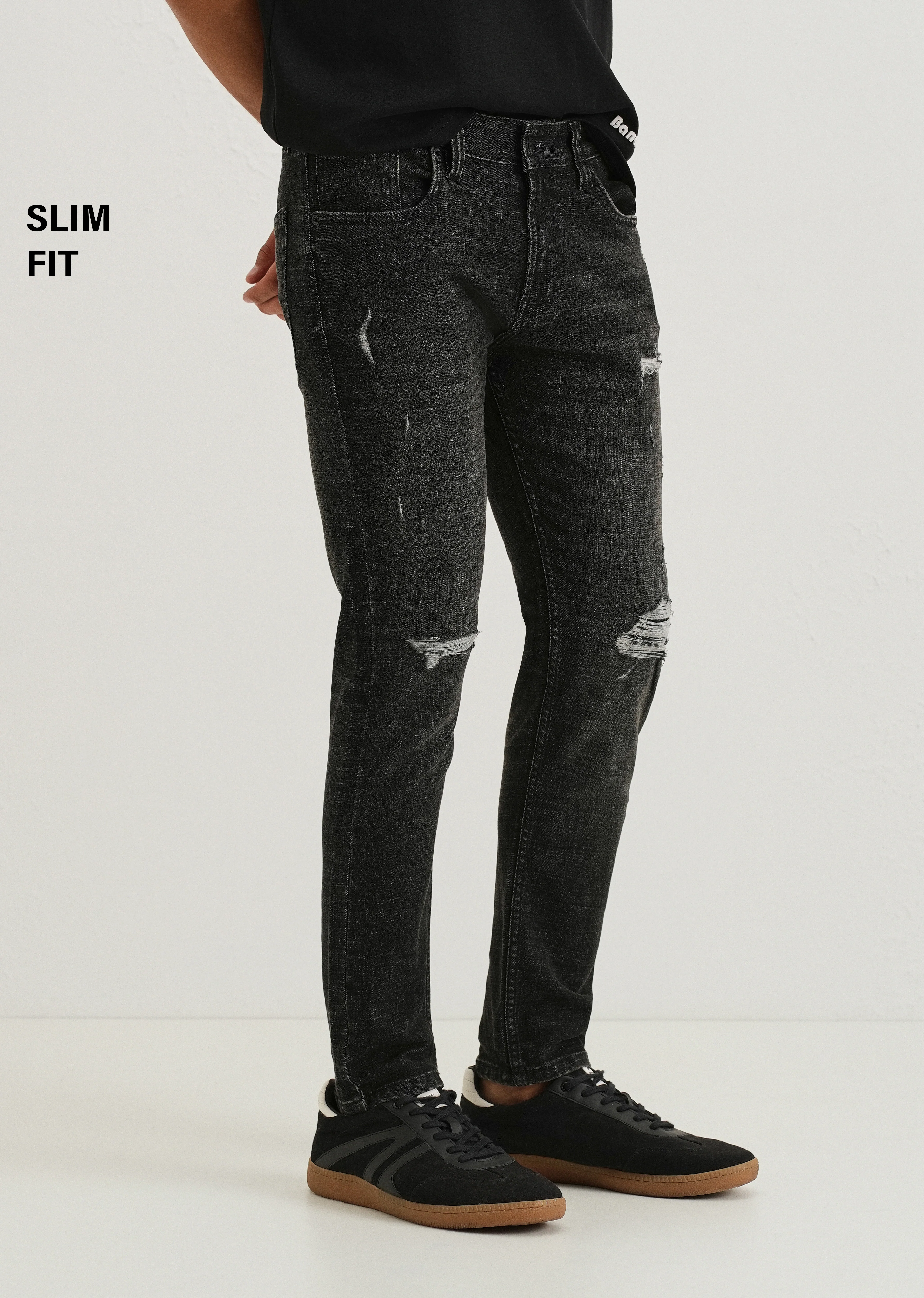 Graphite Fade Slim Fit Jeans - Image 7