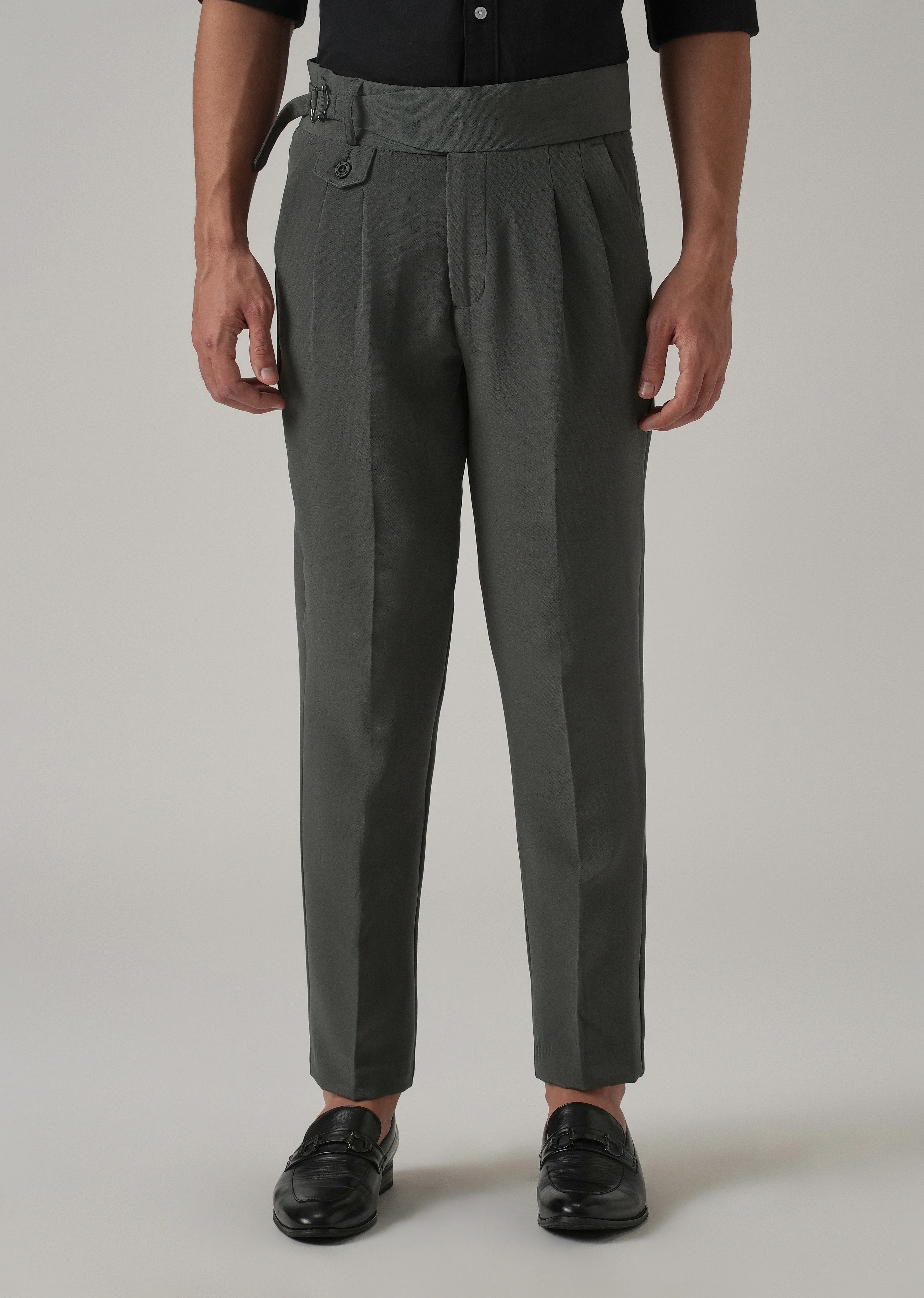 Graphite Grey Gurkha Pant - Image 3
