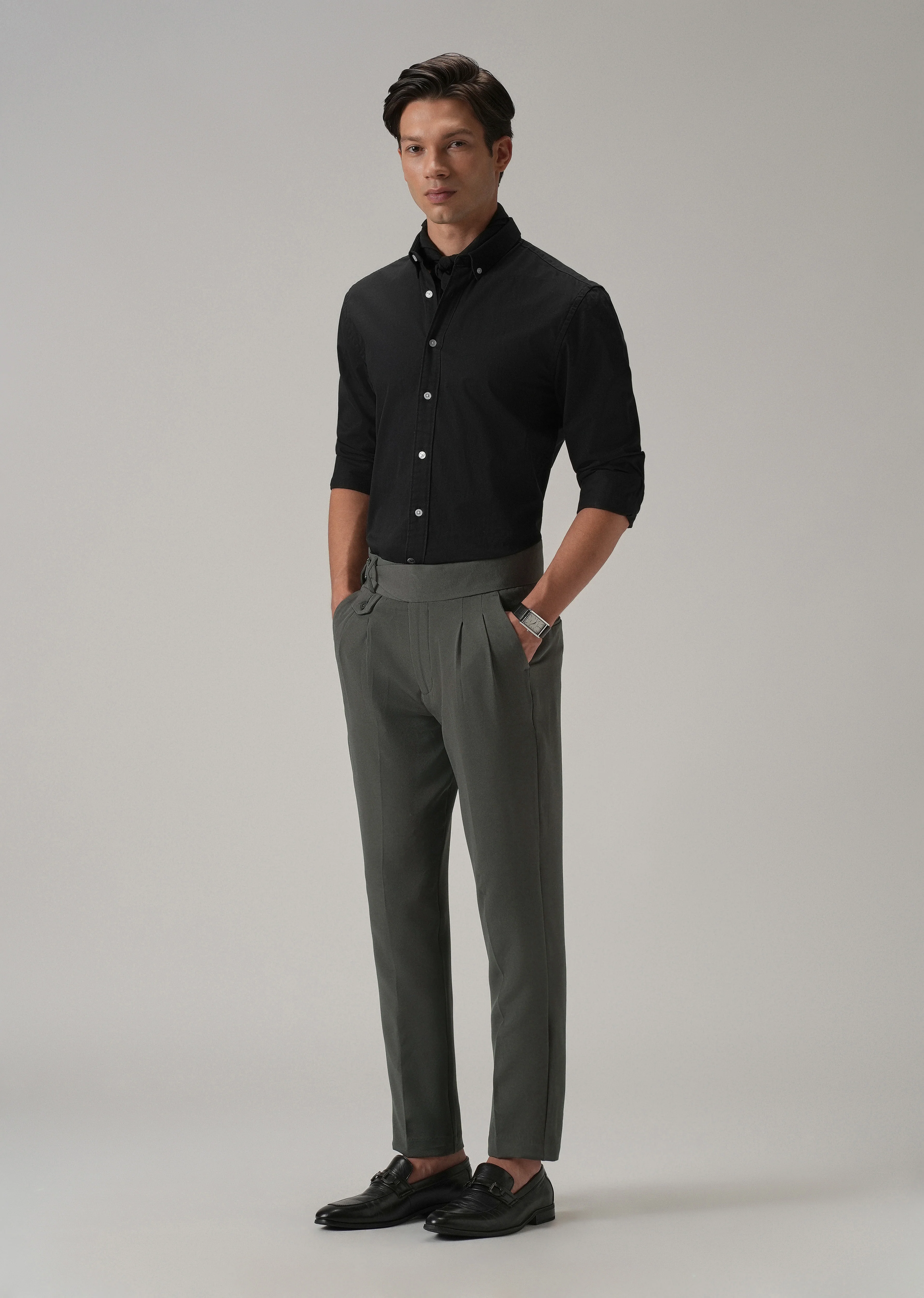Graphite Grey Gurkha Pant - Image 6