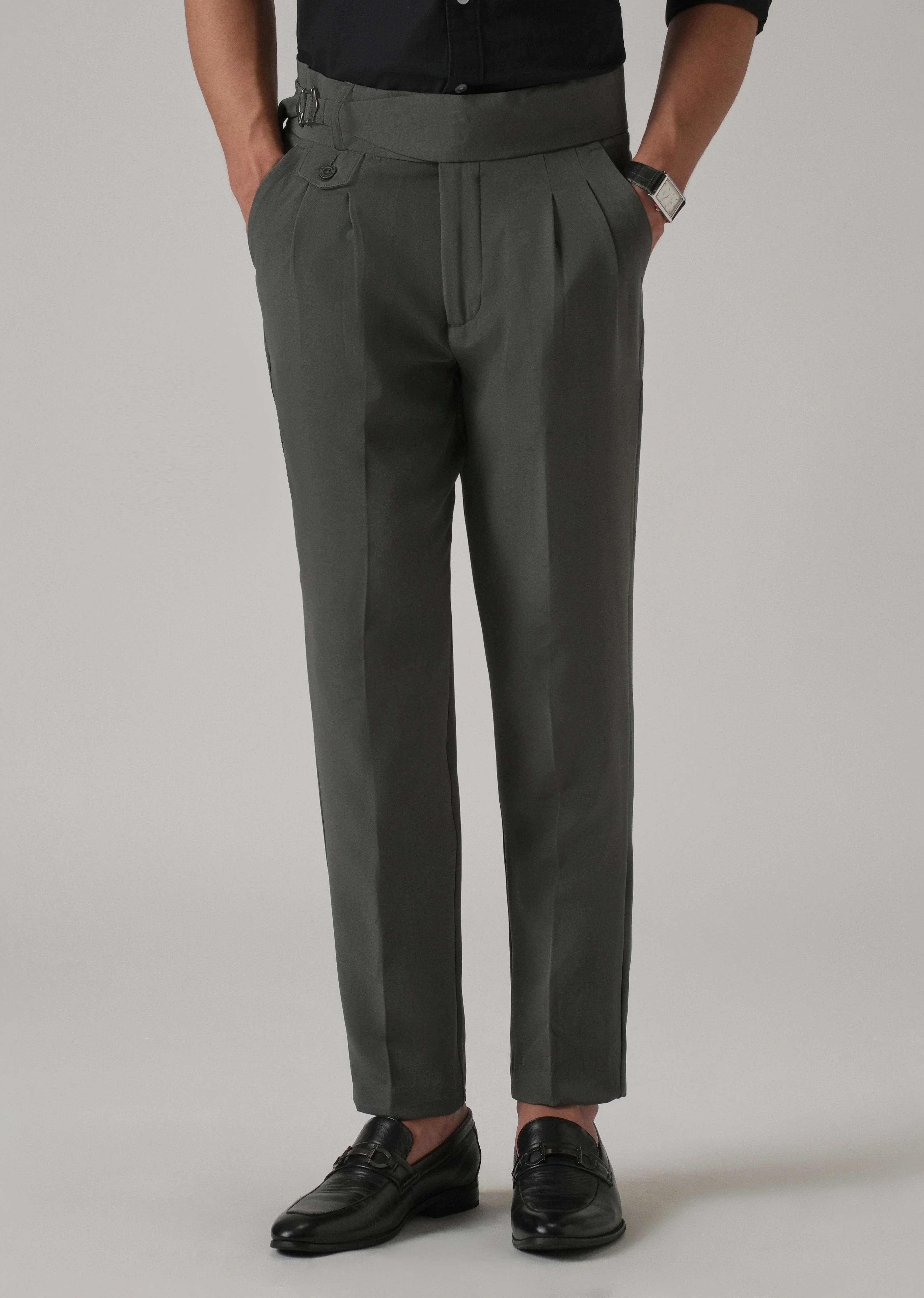 Graphite Grey Gurkha Pant - Image 7