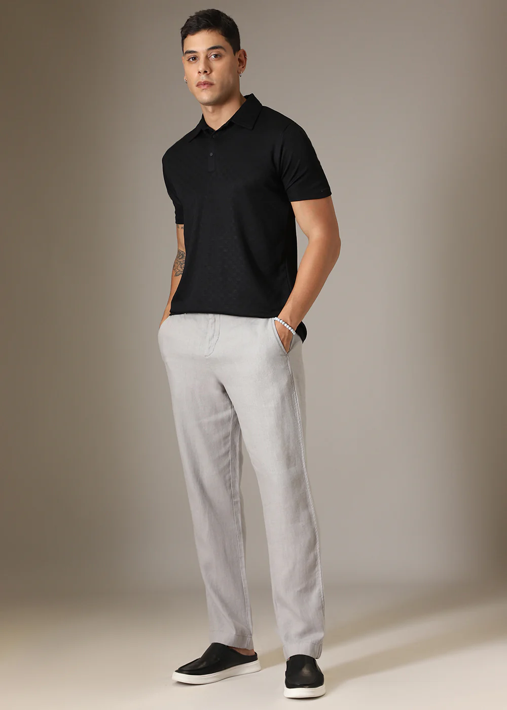 Gravel Grey Linen Pant - Image 7