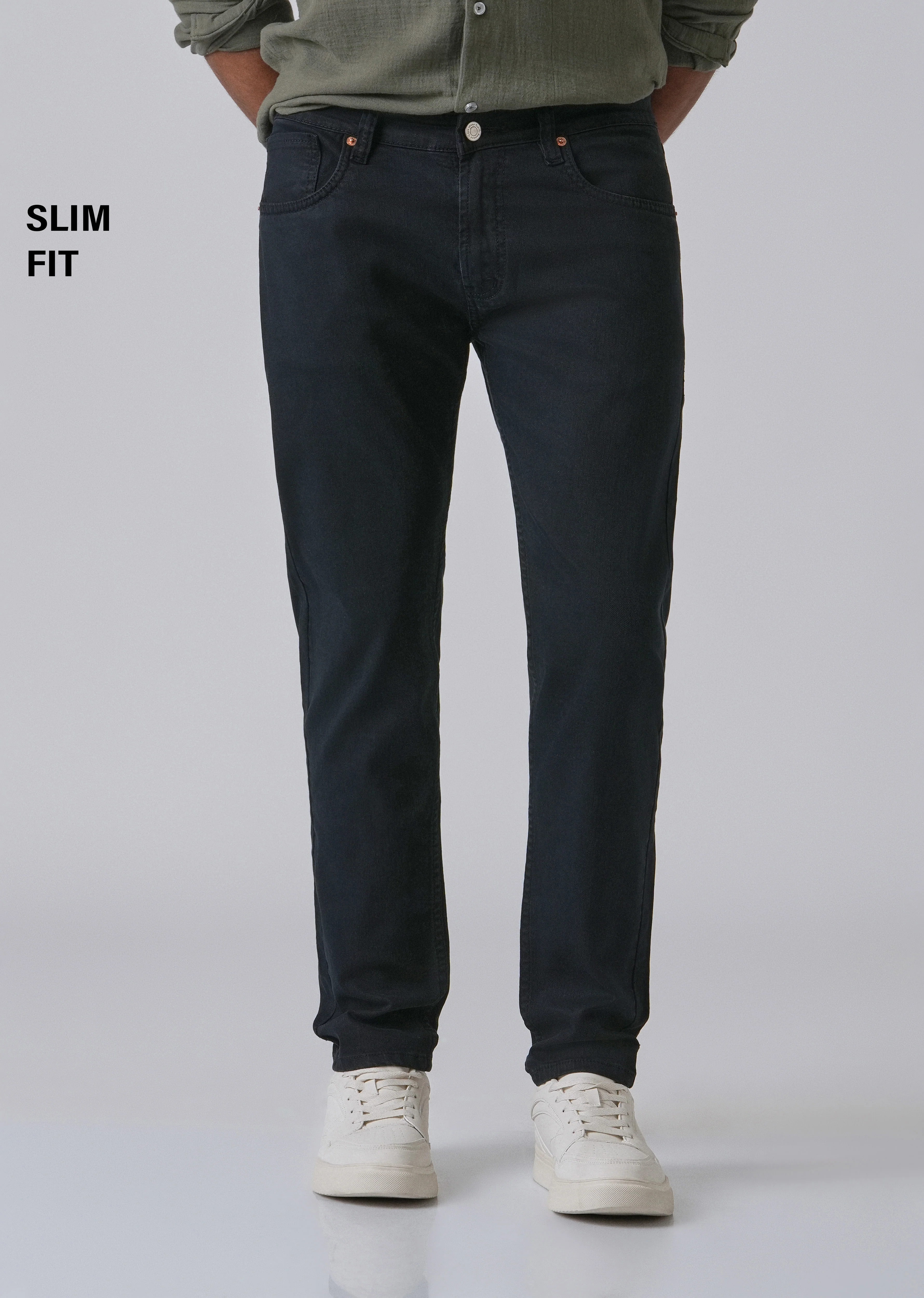 Grease Blue Slim fit Jeans - Image 7