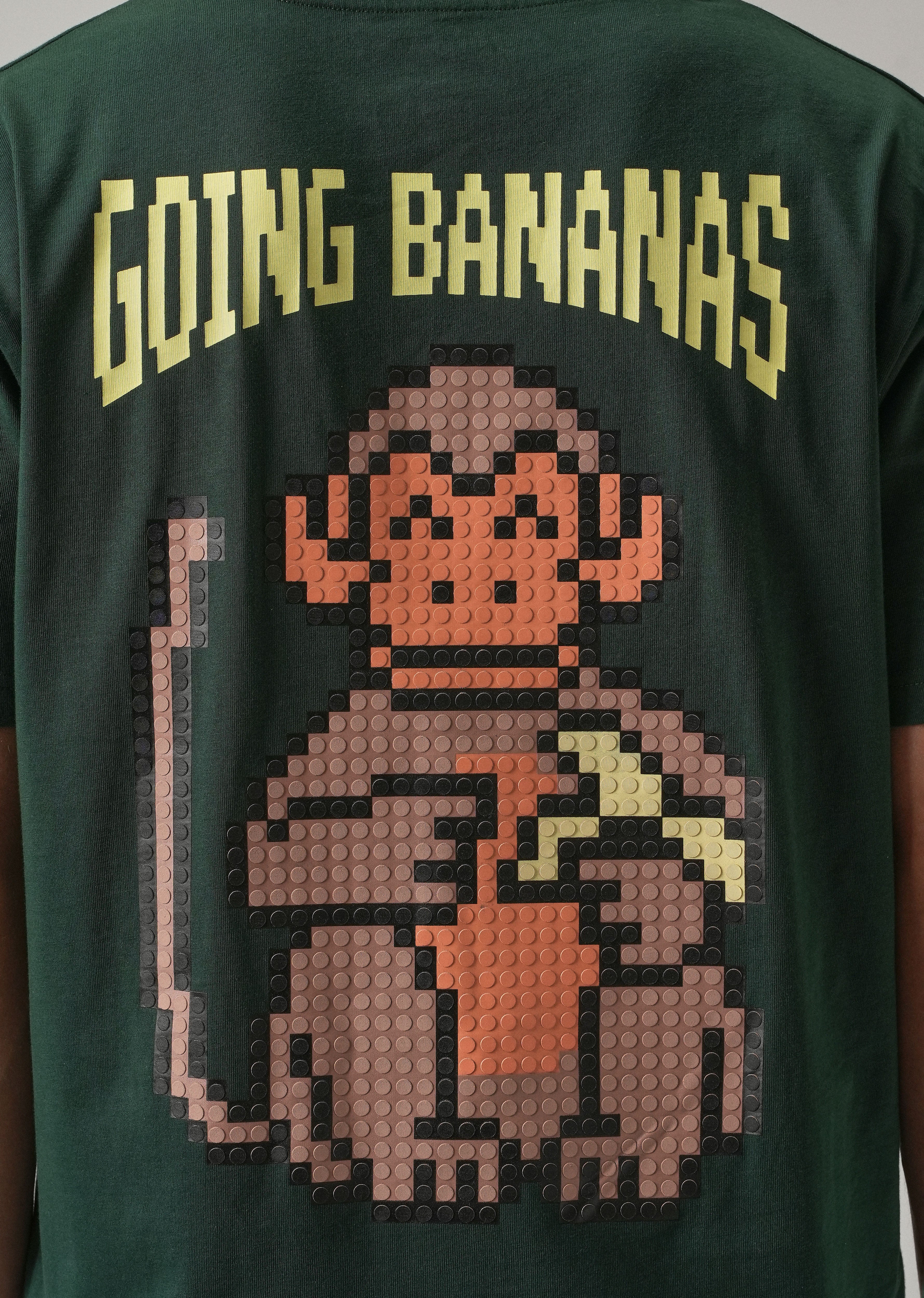 Green Back Printed Oversized T-Shirt - Image 5